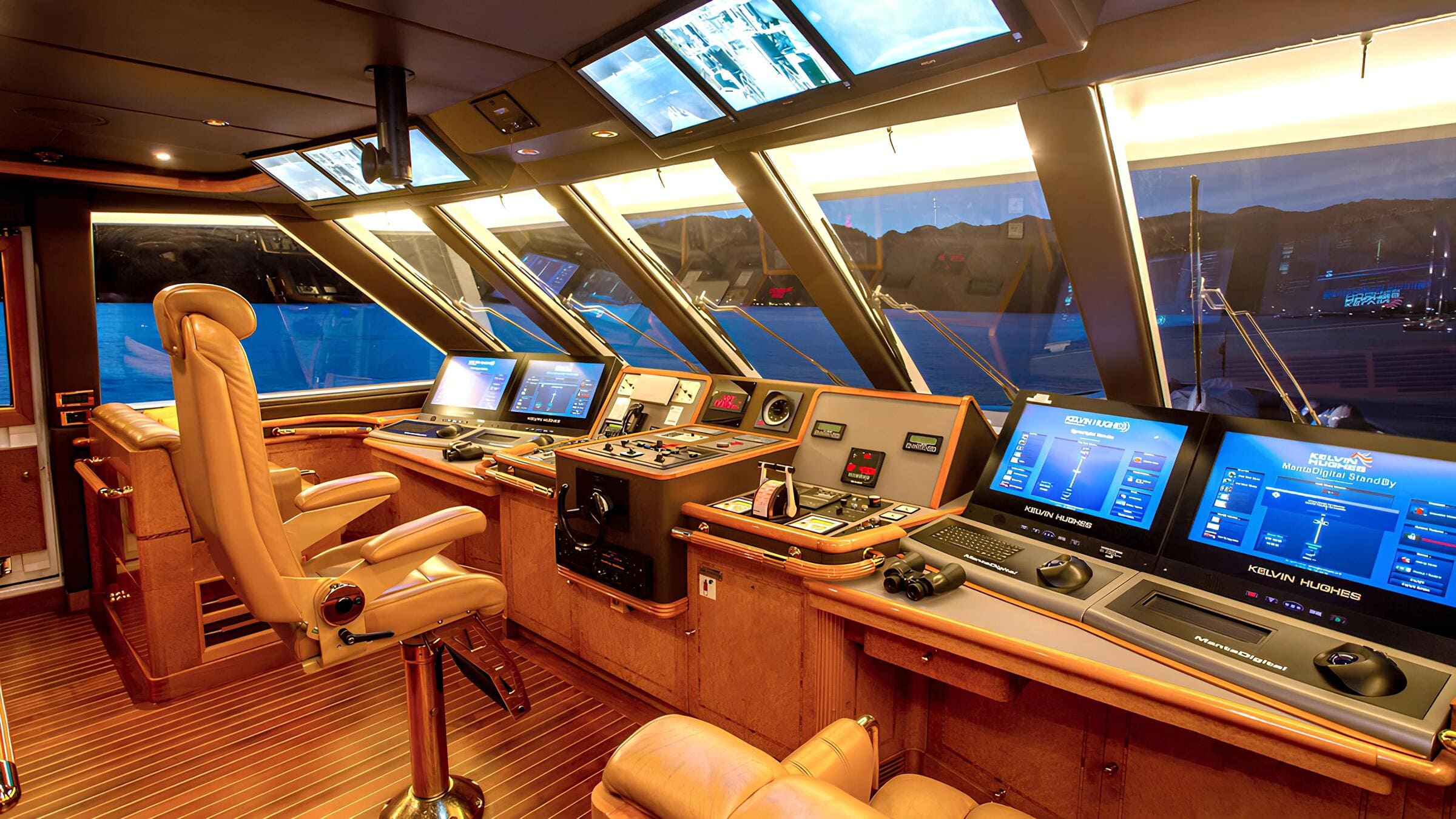 Главный пост управления/Main helm station
