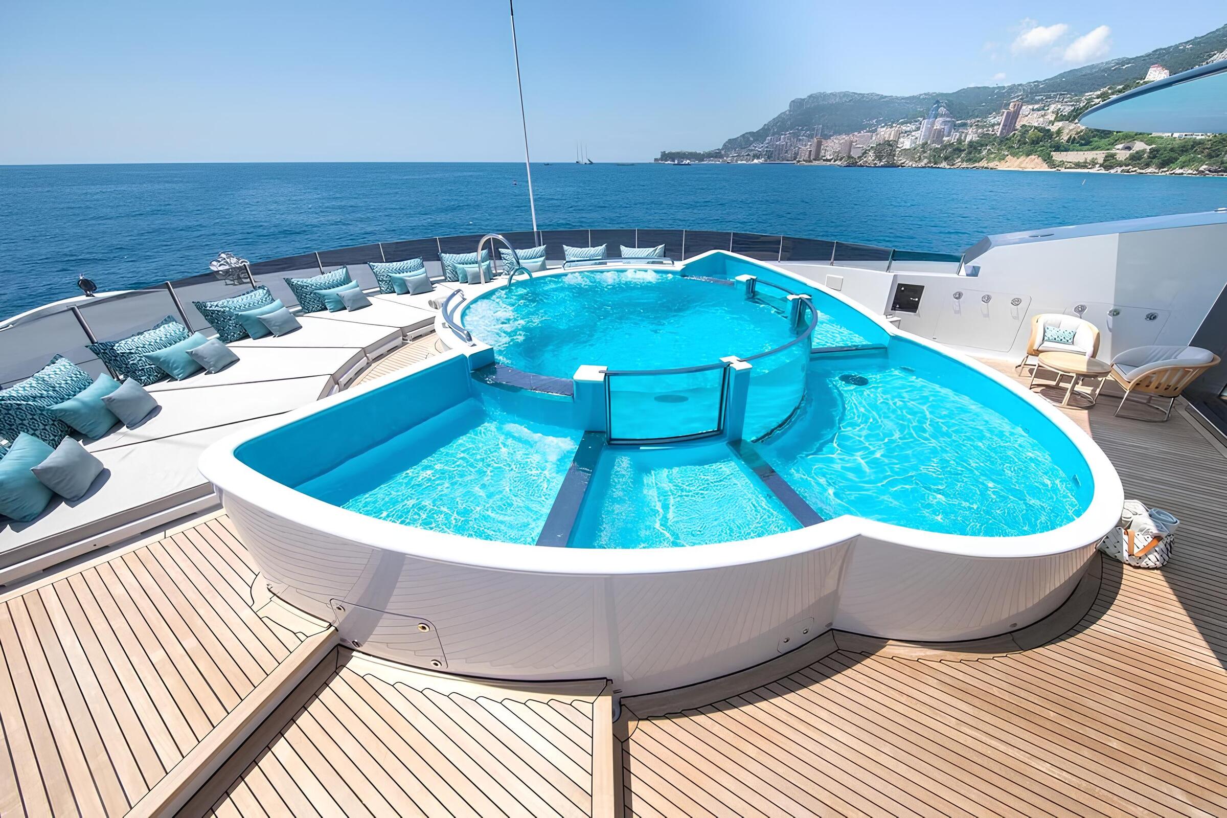 Джакузи на сандеке/Sundeck jacuzzi