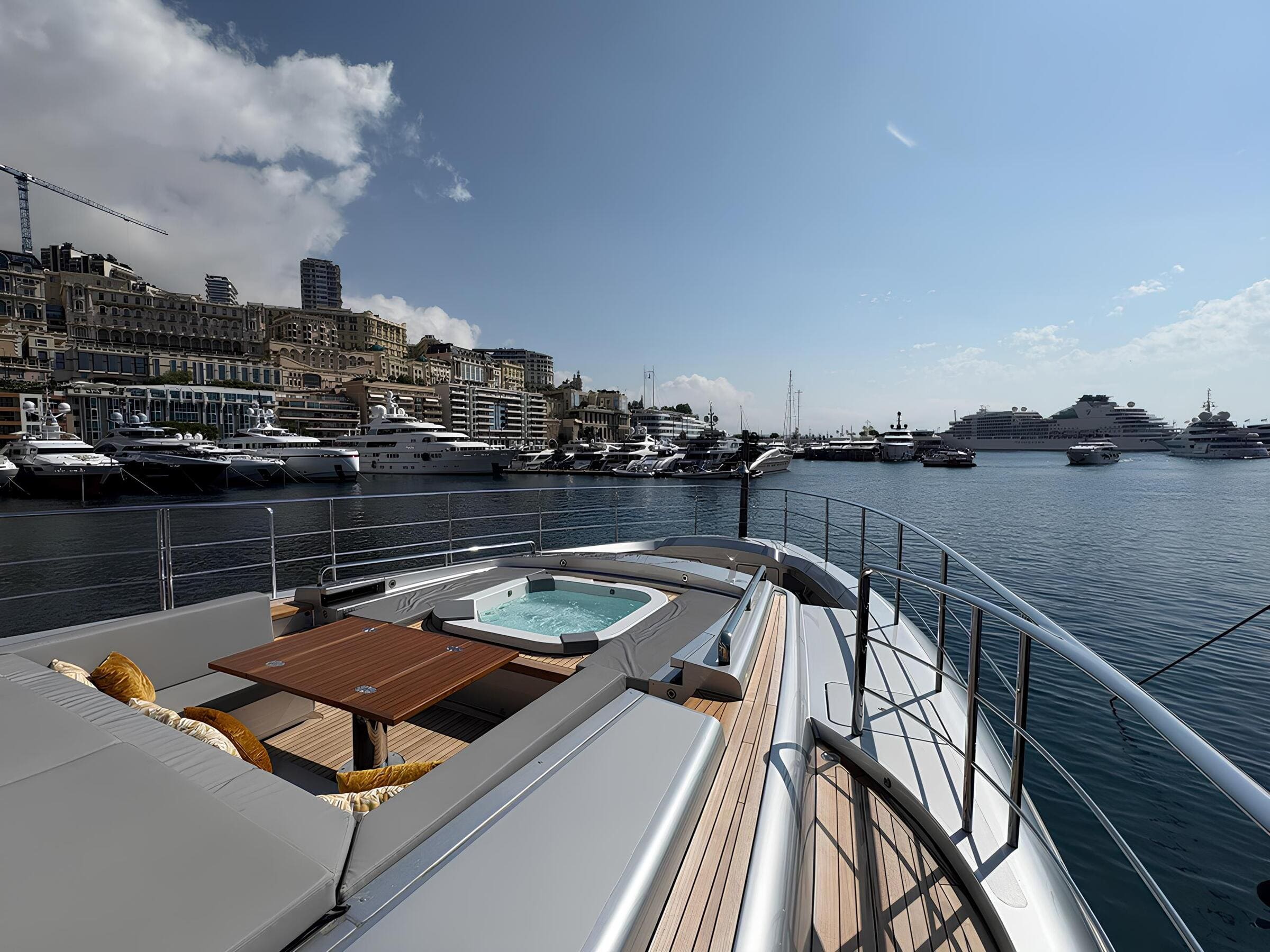 Зона отдыха на носу/Bow lounge area