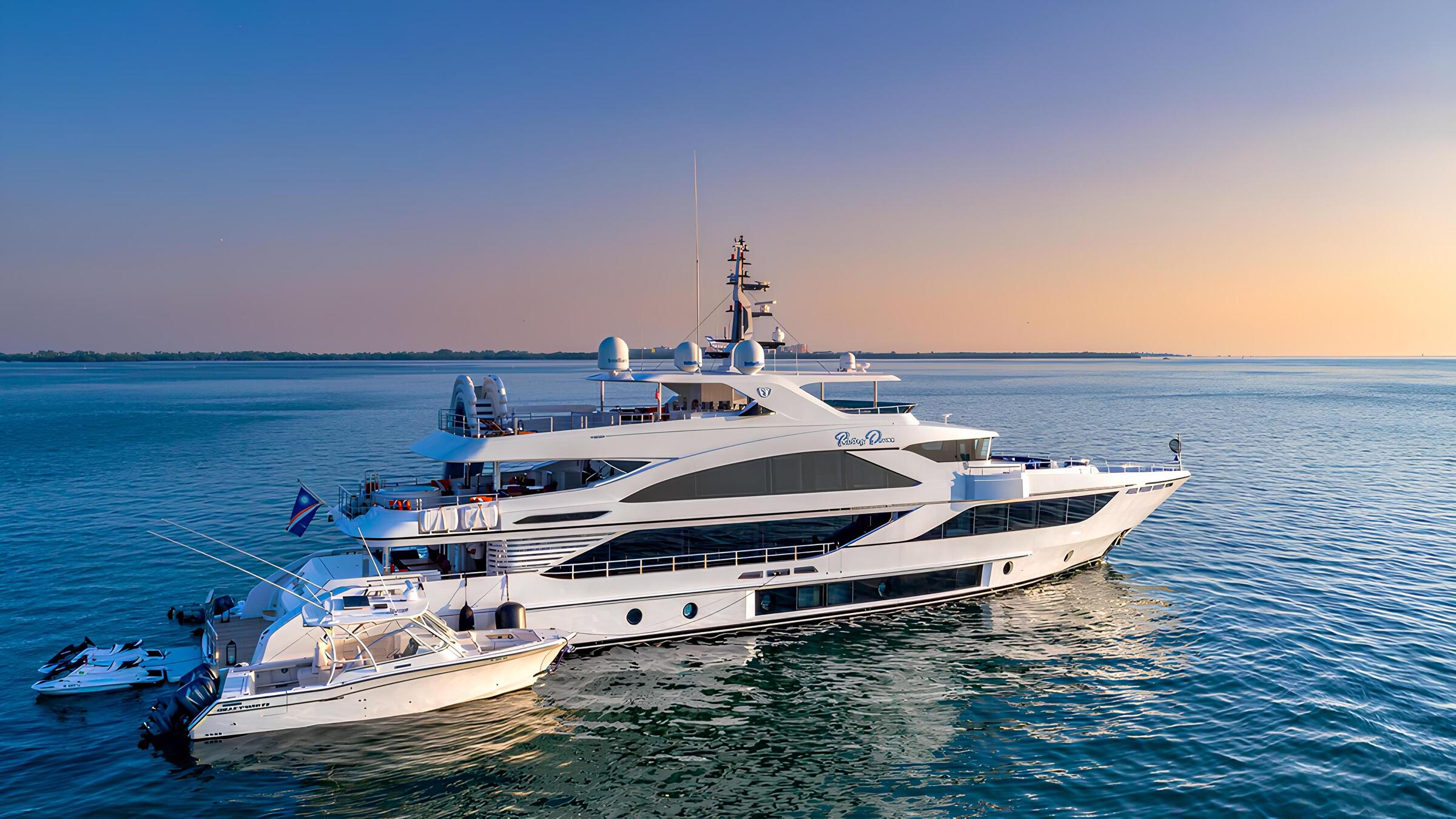 Экстерьер Gulf Craft Majesty 140 2022 MY RISING DAWN/Exterior Gulf Craft Majesty 140 2022 MY RISING DAWN