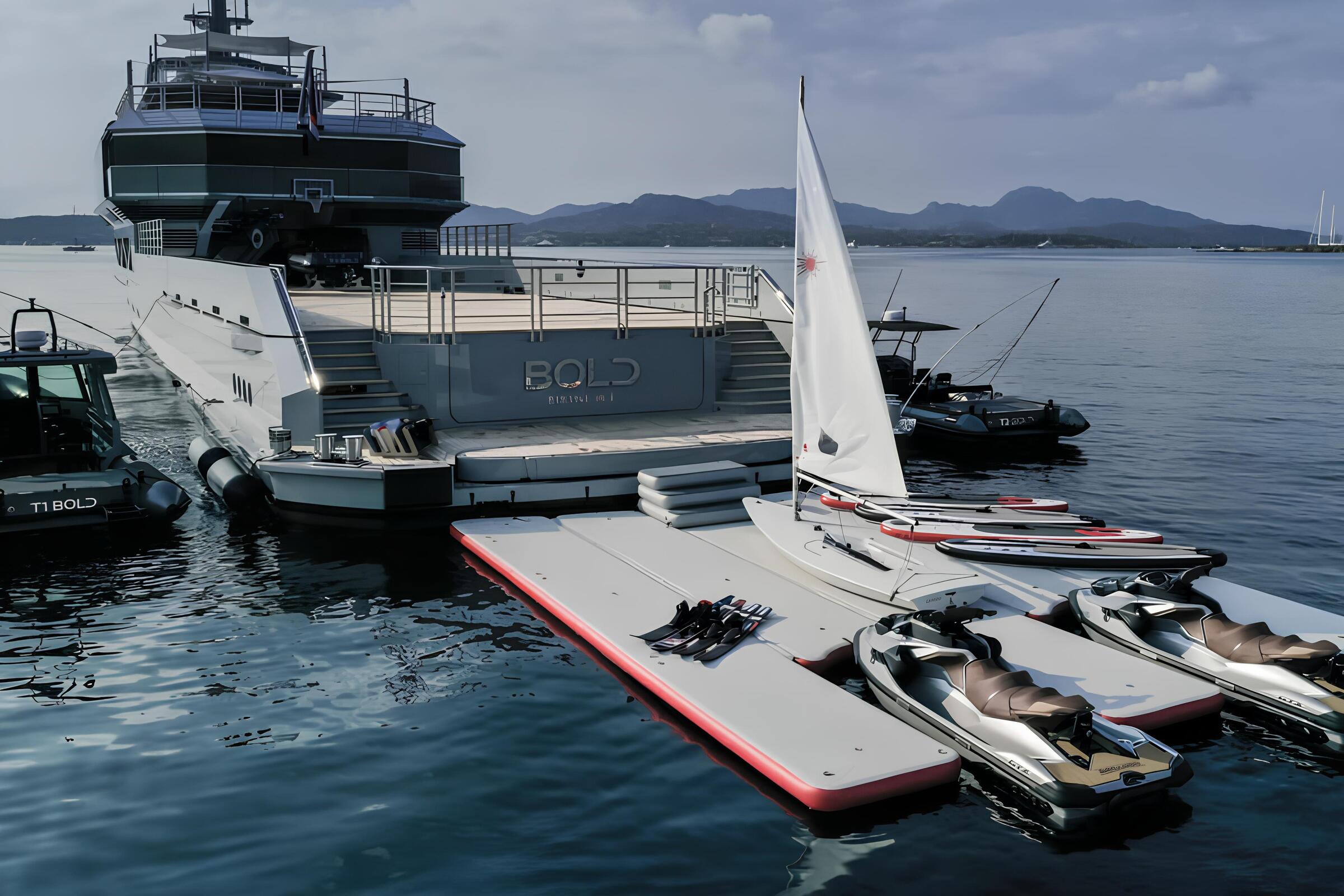 Плавательная платформа и водные игрушки/Swimming platform and water toys