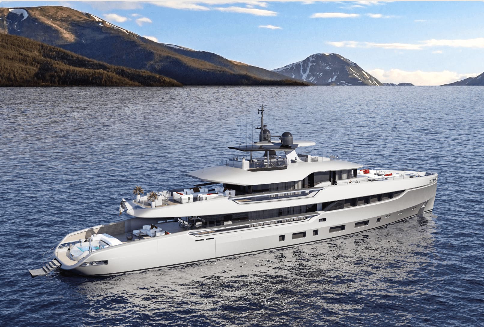 Экстерьер Columbus Yacht ATLANTIQUE 47M NEW/Exterior Columbus Yacht ATLANTIQUE 47M NEW