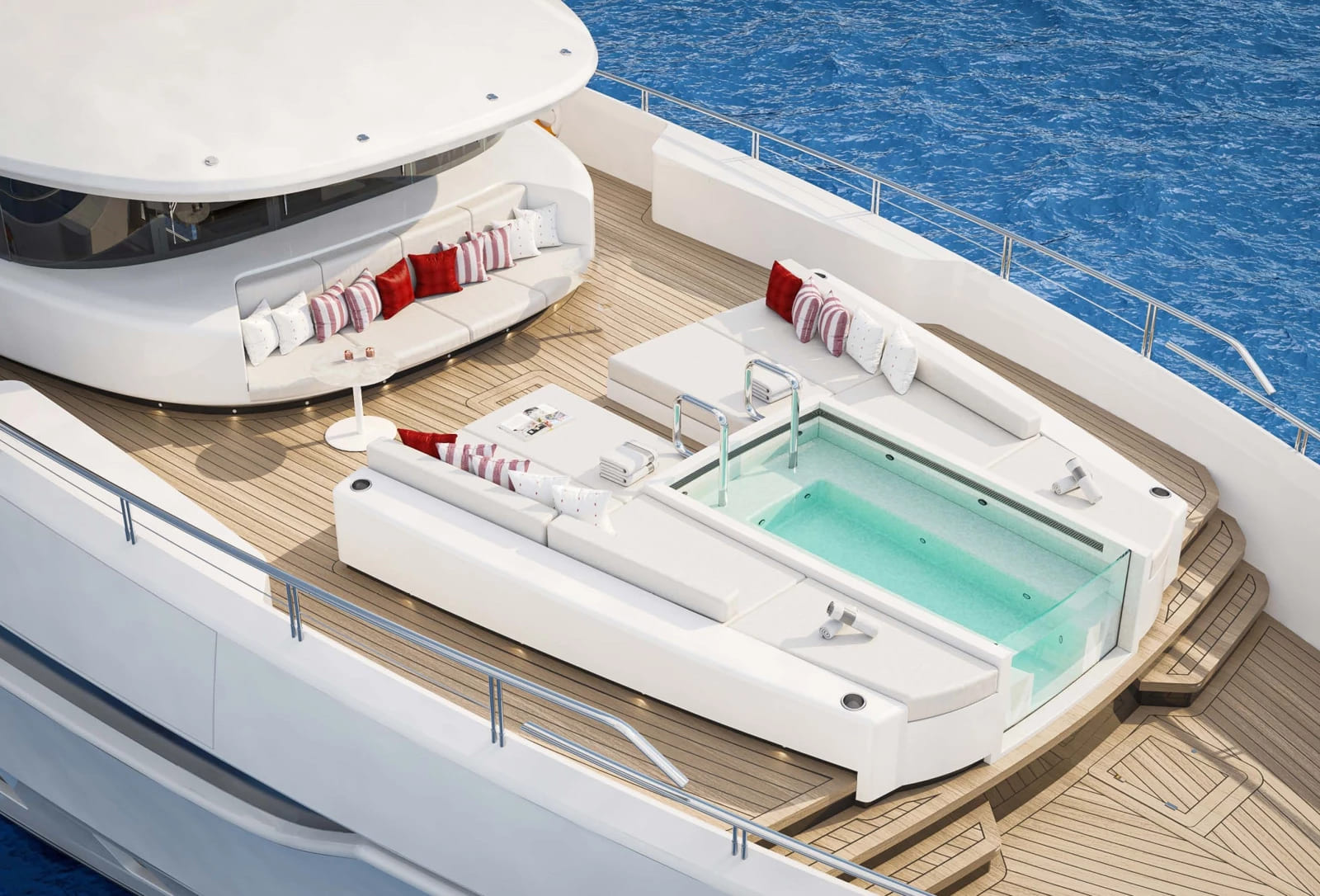 Джакузи на носу/Jacuzzi on the bow