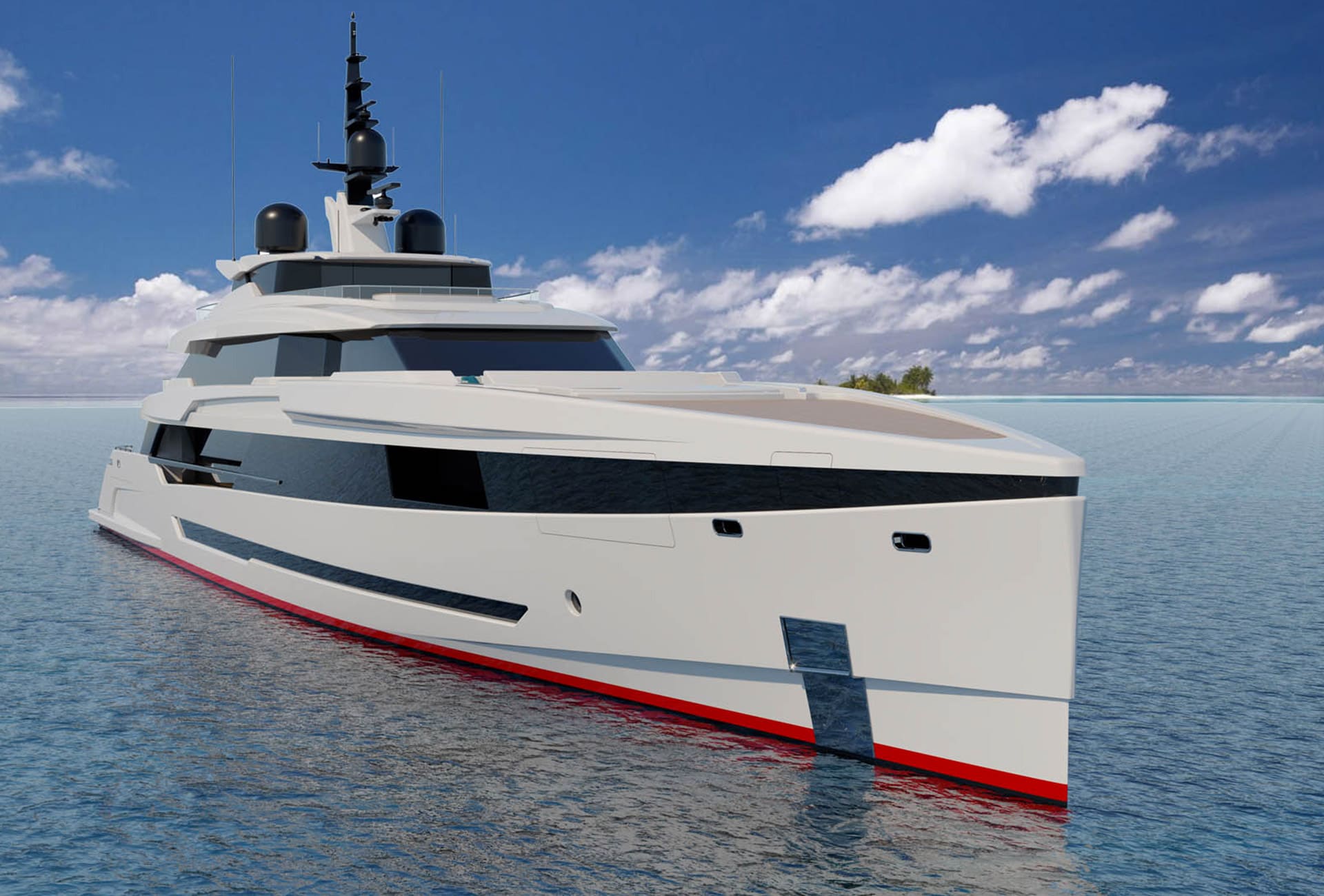 Экстерьер Columbus Yachts Sport 67M NEW/Exterior Columbus Yachts Sport 67M NEW