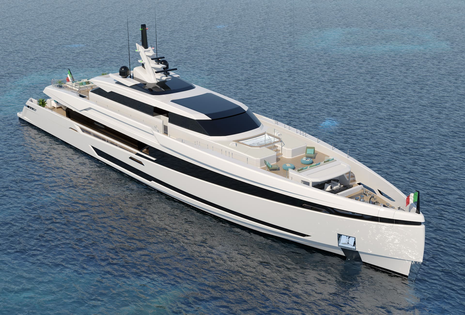 Экстерьер Columbus Yachts Sport 50M NEW/Exterior Columbus Yachts Sport 50M NEW