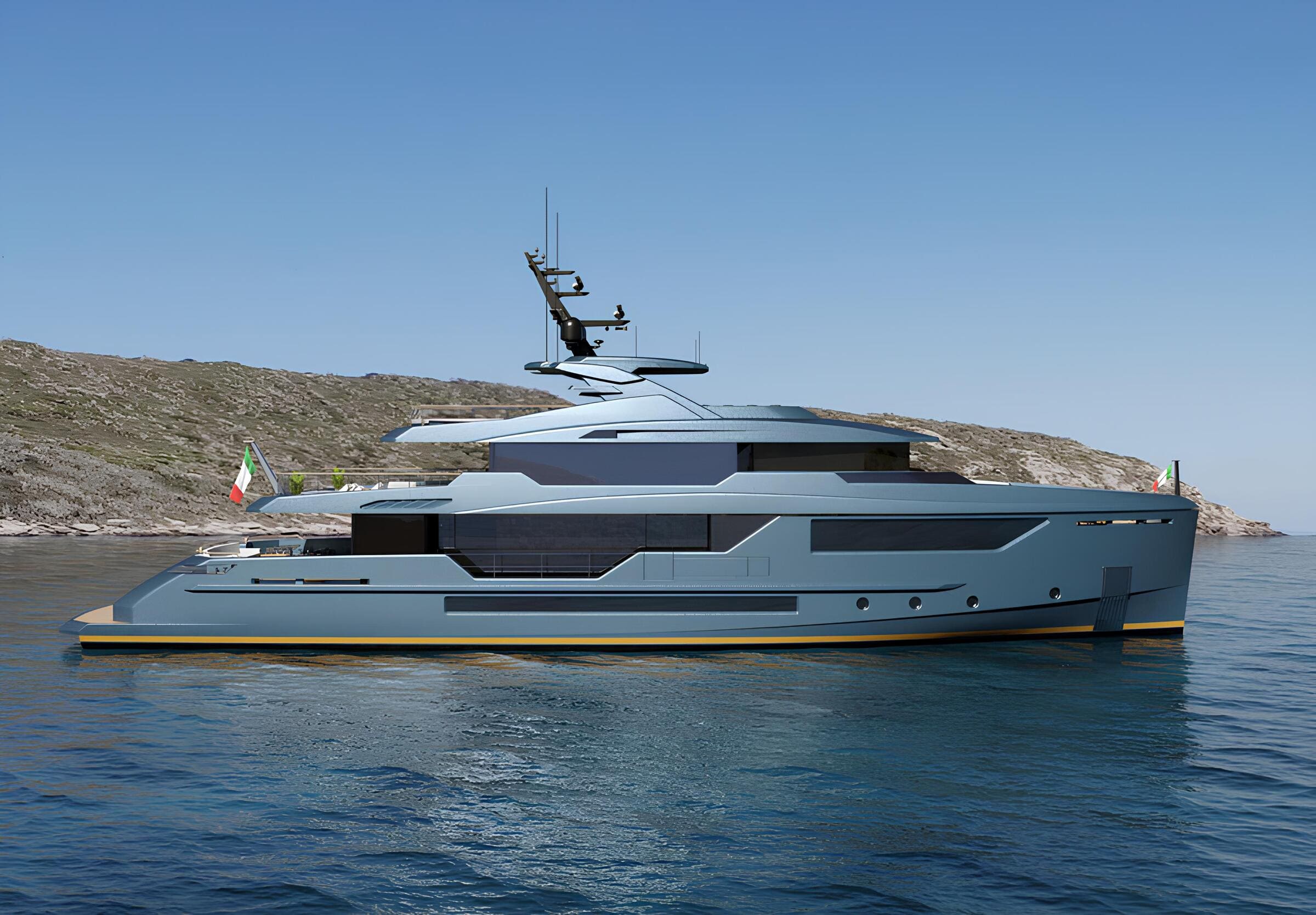 Экстерьер Mondomarine Discovery 43M NEW/Exterior Mondomarine Discovery 43M NEW