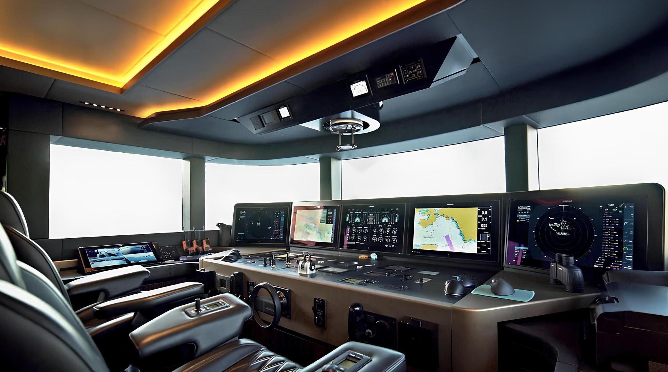Главный пост управления/Main helm station