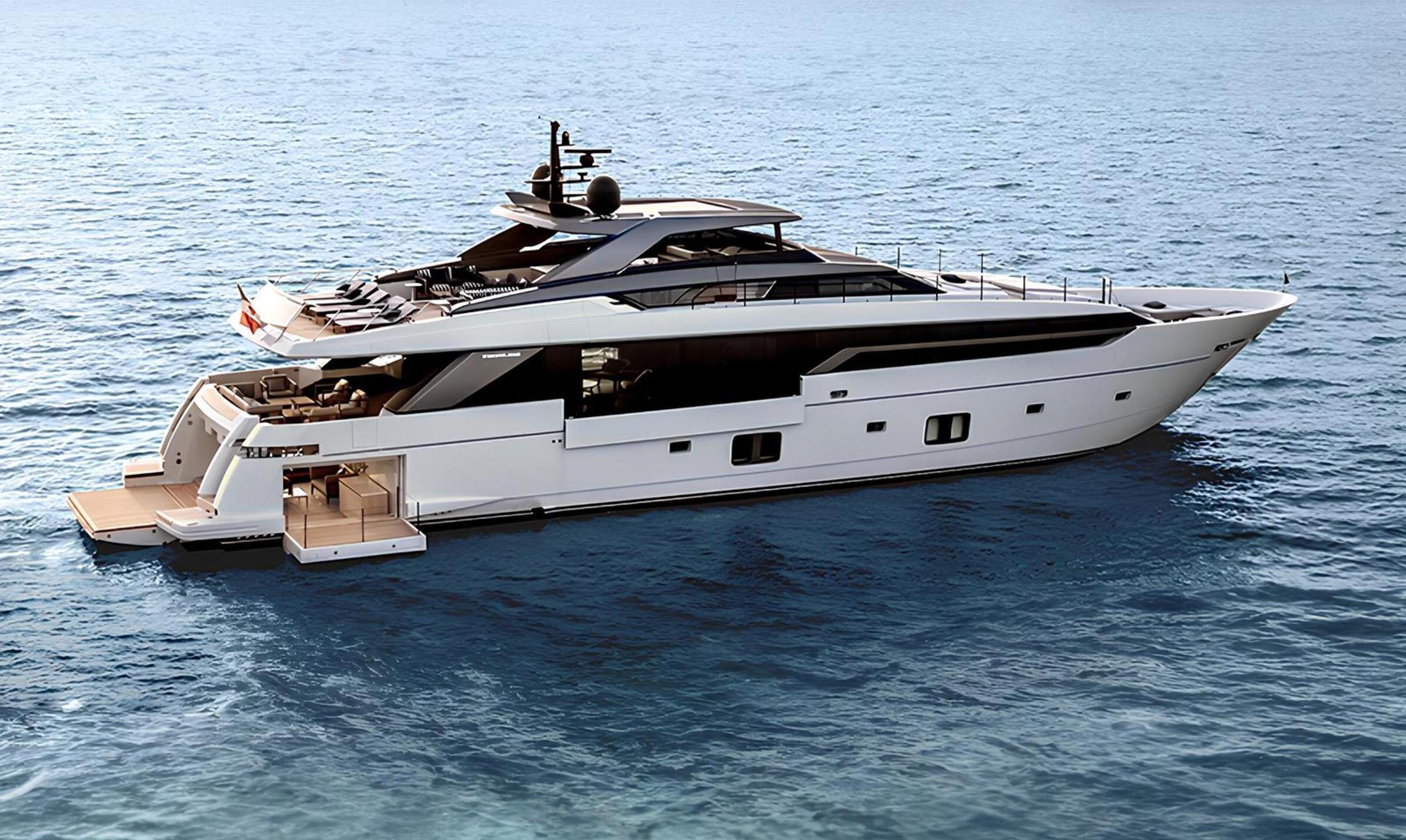 Экстерьер Sanlorenzo SL120 Asymmetric 2023 MY RAPH SEVEN/Exterior Sanlorenzo SL120 Asymmetric 2023 MY RAPH SEVEN
