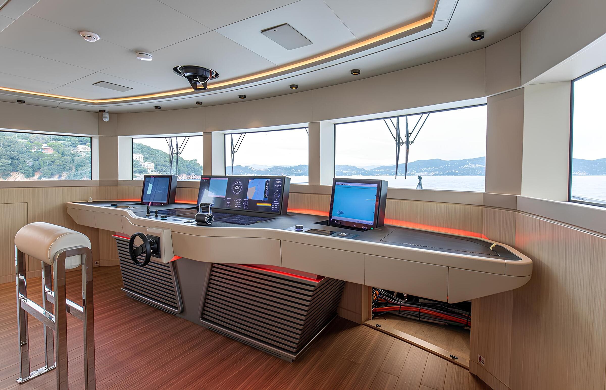 Главный пост управления/Main helm station