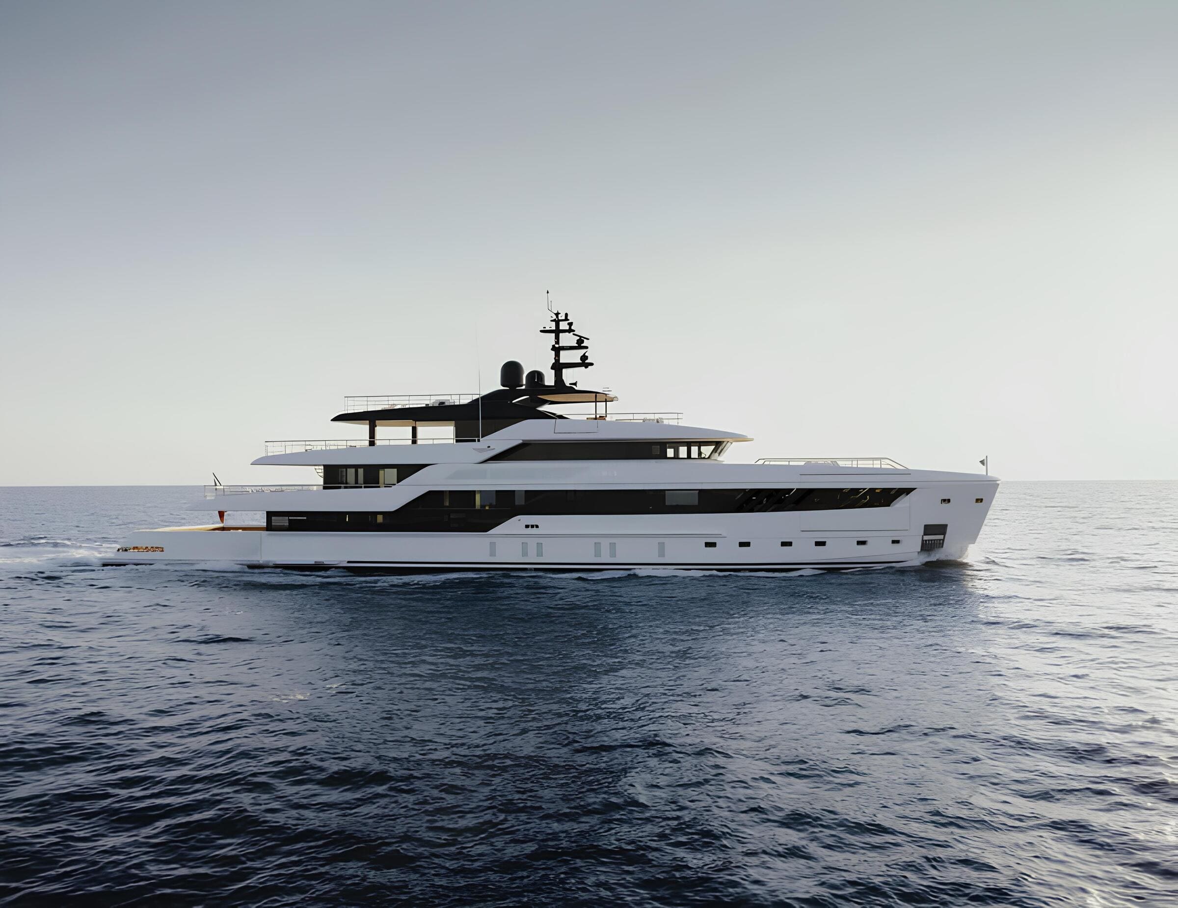 Экстерьер Sanlorenzo 50Steel 2024 MY ALMAX/Exterior Sanlorenzo 50Steel 2024 MY ALMAX