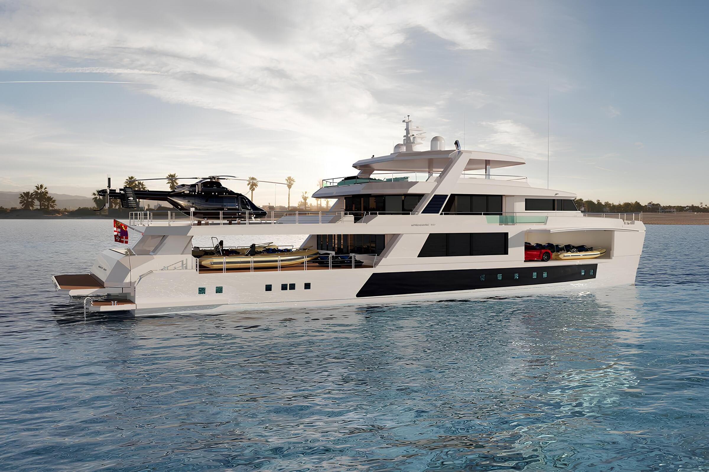 Экстерьер Ultimate Catamarans 150 Yacht Support 2027/Exterior Ultimate Catamarans 150 Yacht Support 2027