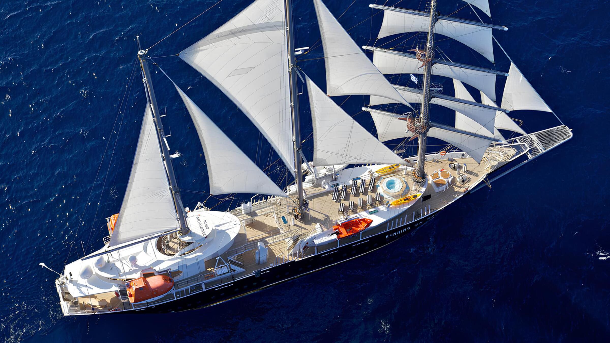 Экстерьер Segel Masten Yachten 64М 2011 RUNNING ON WAVES/Exterior Segel Masten Yachten 64М 2011 RUNNING ON WAVES