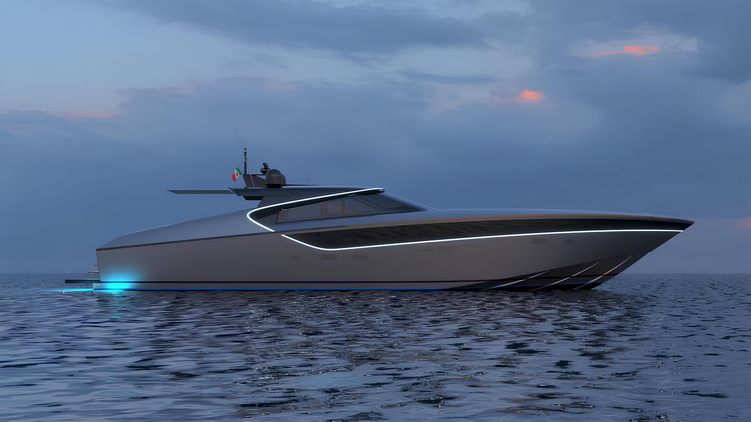 Экстерьер Cantieri di Pisa 80 Veloce/Exterior Cantieri di Pisa 80 Veloce