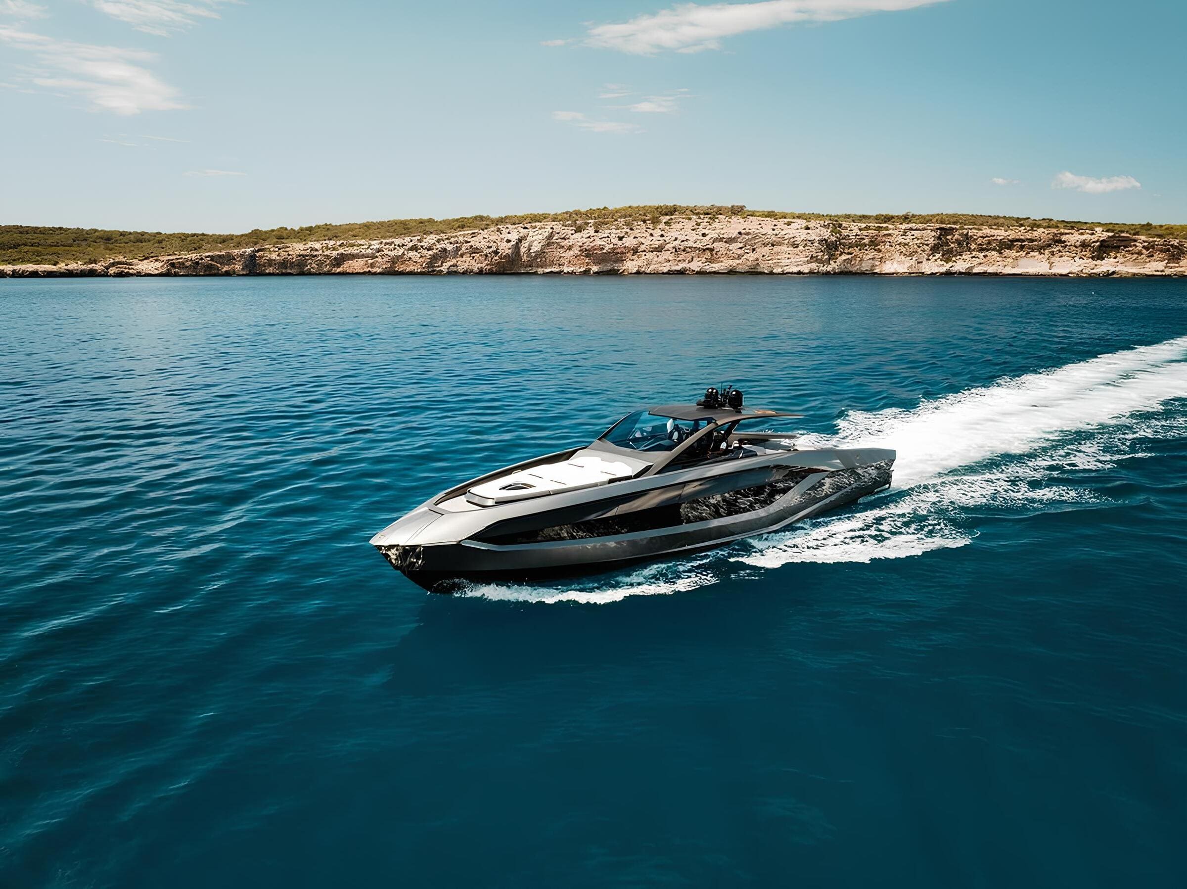 Экстерьер Tecnomar Lamborghini 63 Yacht 2022/Exterior Tecnomar Lamborghini 63 Yacht 2022