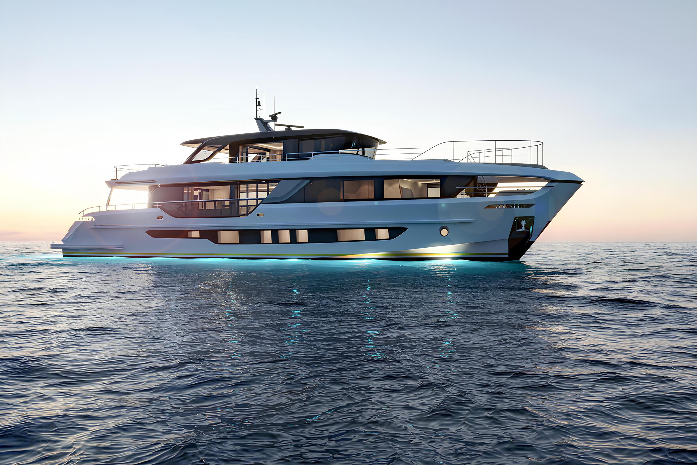 Экстерьер Gulf Craft Majesty 100 Terrace/Exterior Gulf Craft Majesty 100 Terrace