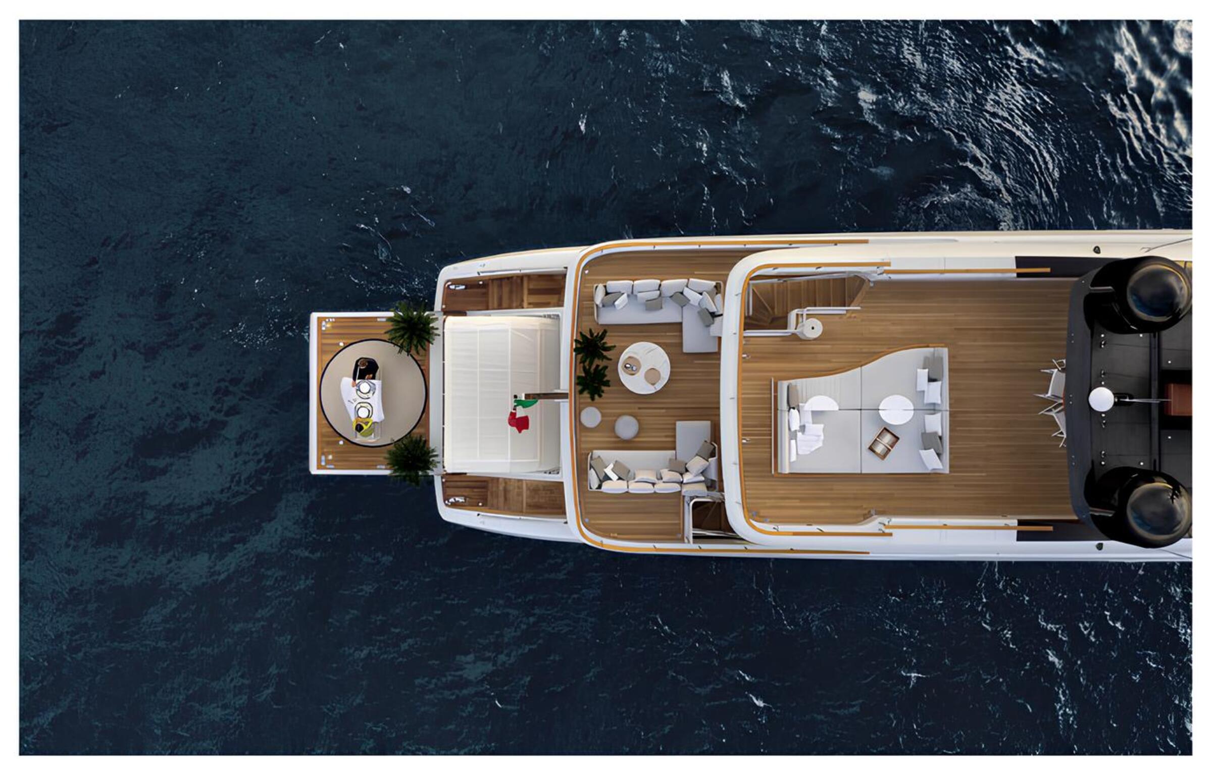 Экстерьер Benetti Motopanfilo 37M 2023 MY ALLURIA/Exterior Benetti Motopanfilo 37M 2023 MY ALLURIA