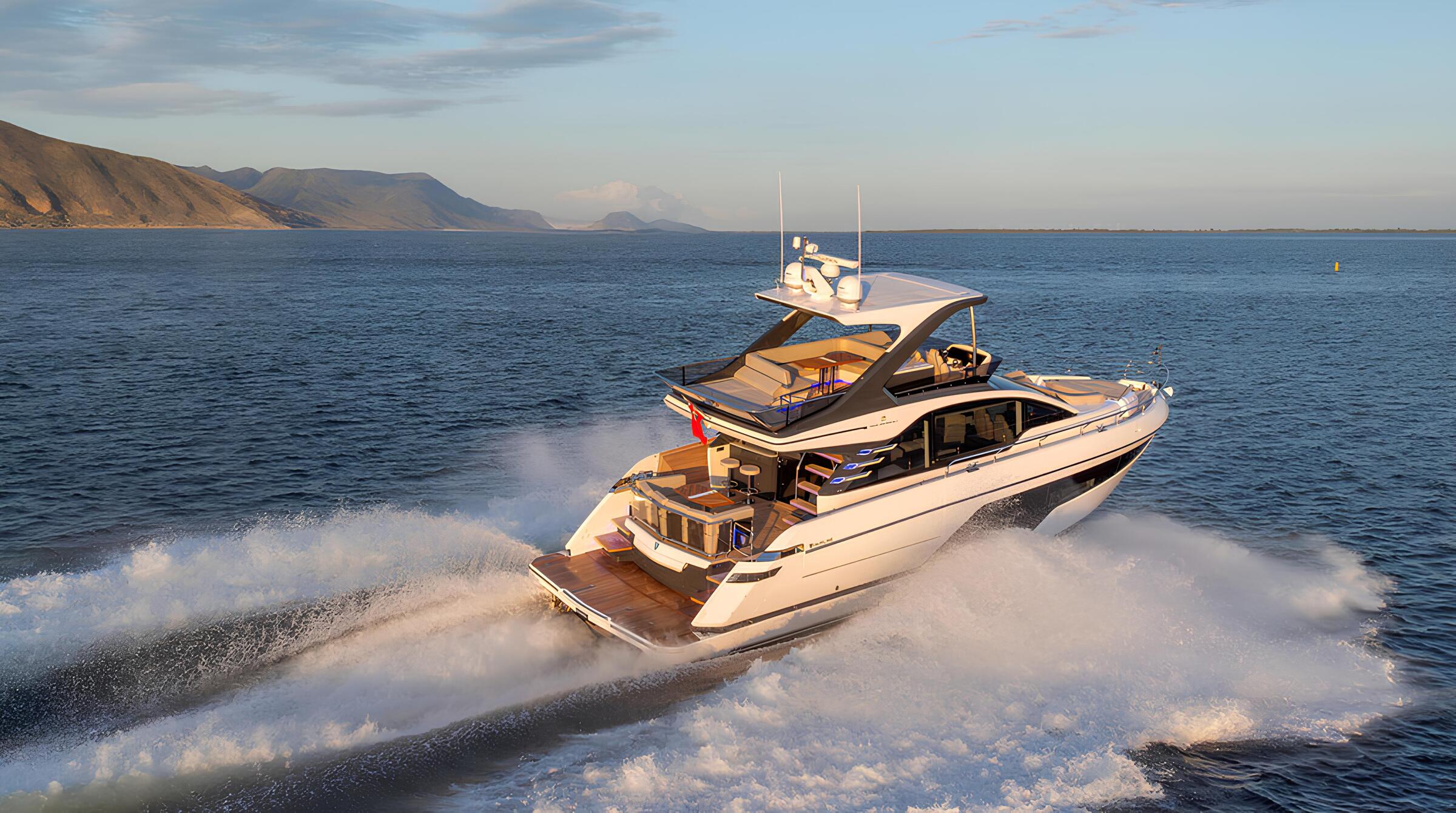 Экстерьер Fairline Squadron 58/Exterior Fairline Squadron 58