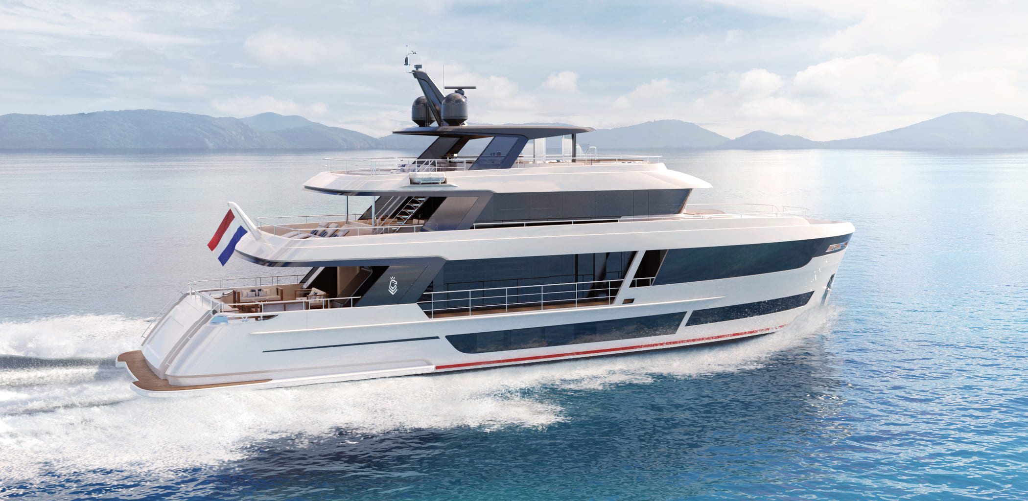 Экстерьер Van der Valk 34m PROJECT 111.11 New / Exterior Van der Valk 34m PROJECT 111.11 New