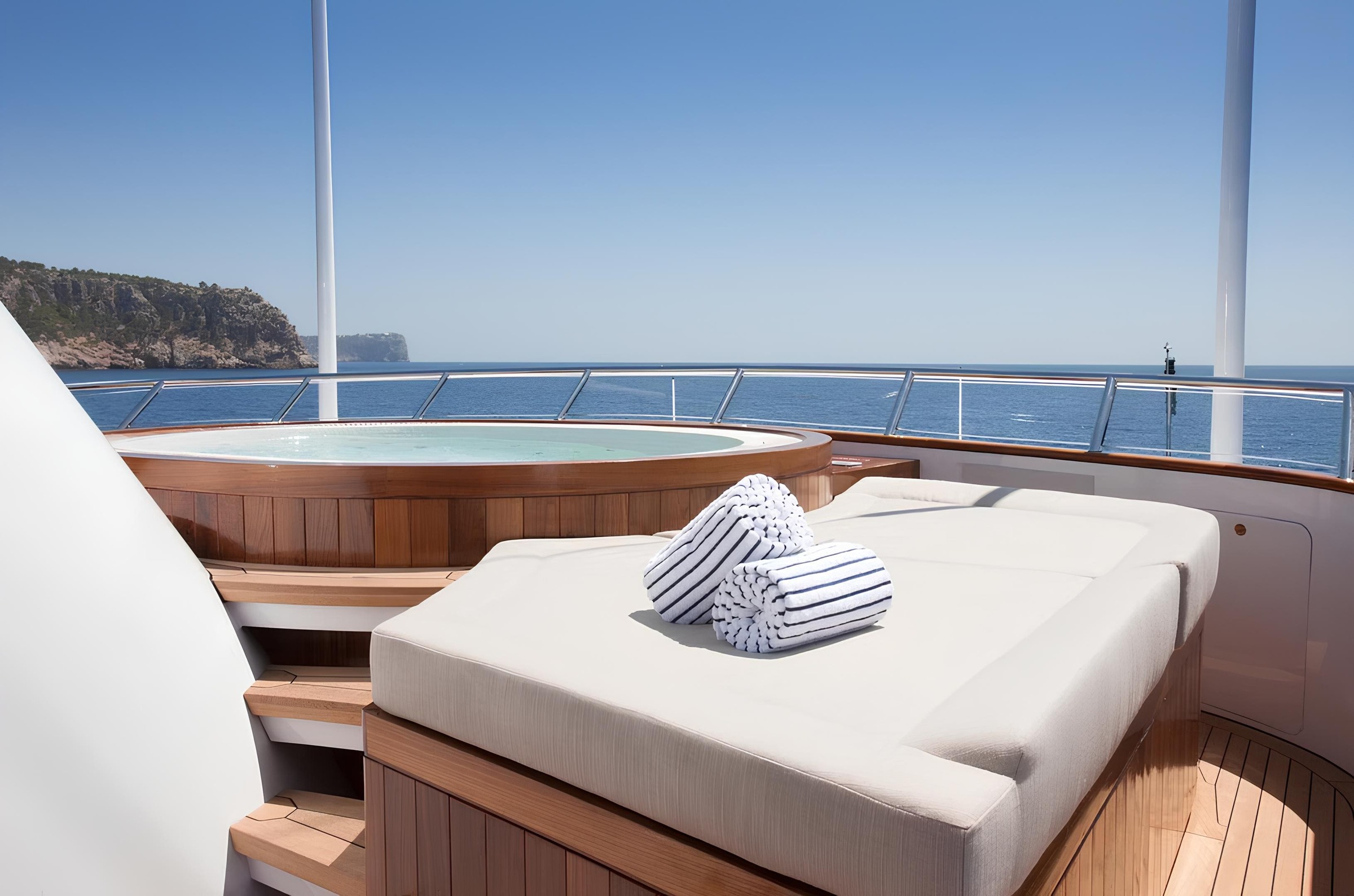 Джакузи на сандеке/Sundeck jacuzzi
