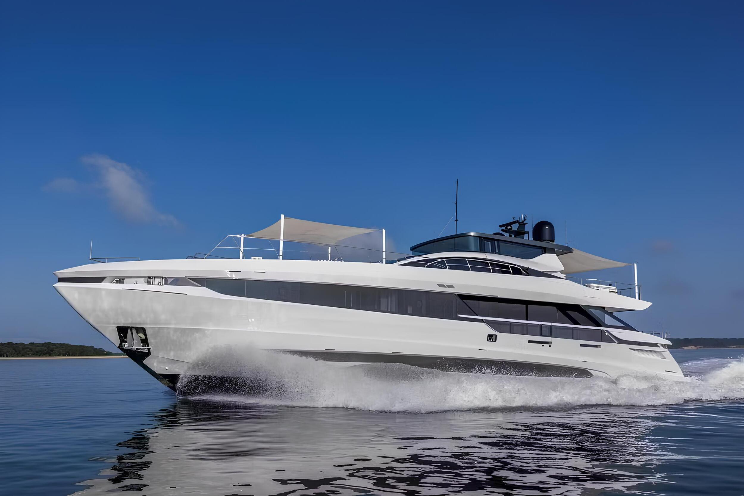 Экстерьер Mangusta (Overmarine) Gransport 33m 2023 MY MYSTERE/Exterior Mangusta (Overmarine) Gransport 33m 2023 MY MYSTERE