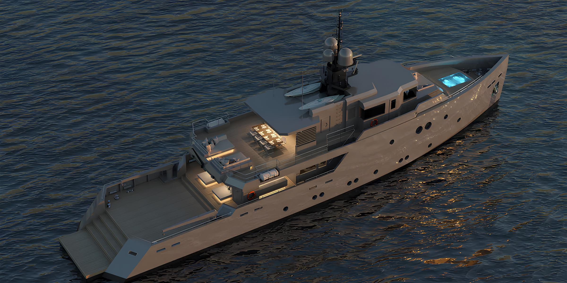 Экстерьер Aegean Yacht 37M 2025 MY CARMEN/Exterior Aegean Yacht 37M 2025 MY CARMEN