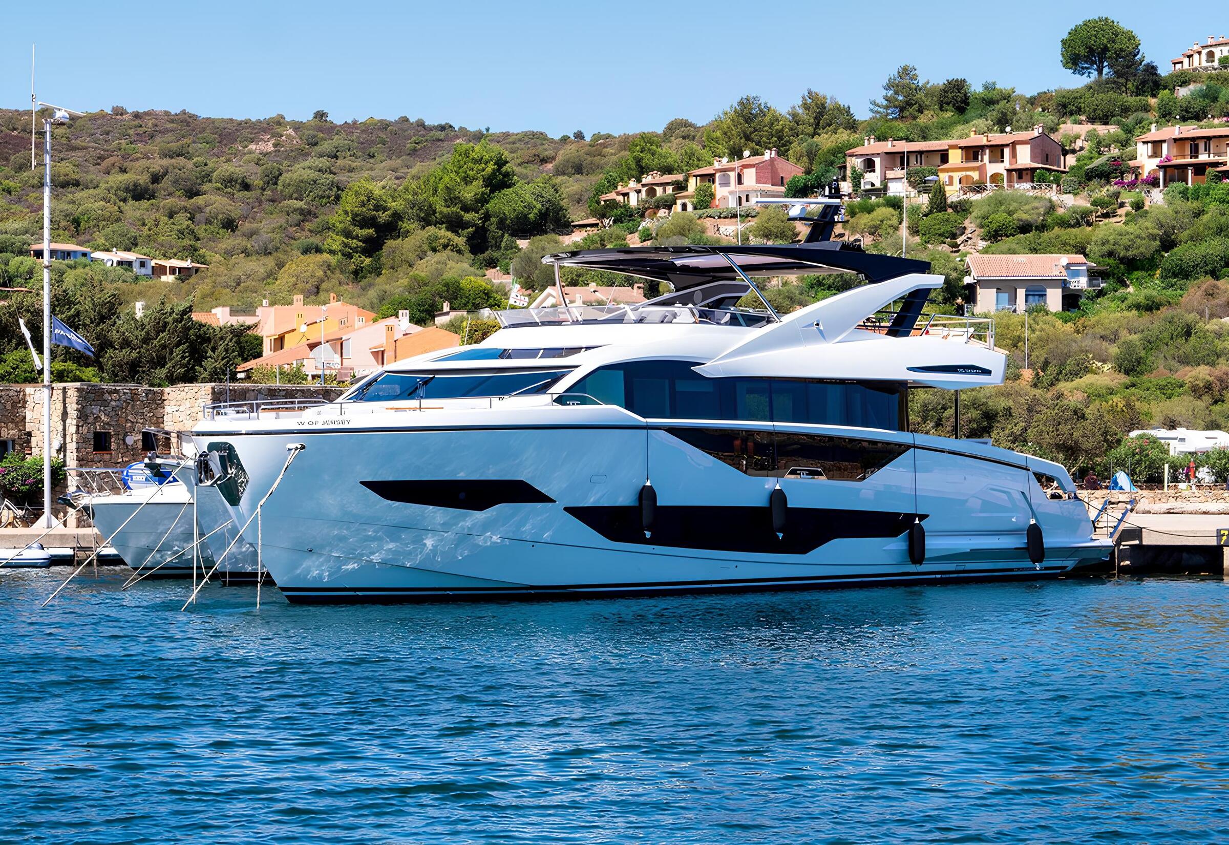 Экстерьер Sunseeker 90 Ocean 2023 MY W OF JERSEY/Exterior Sunseeker 90 Ocean 2023 MY W OF JERSEY