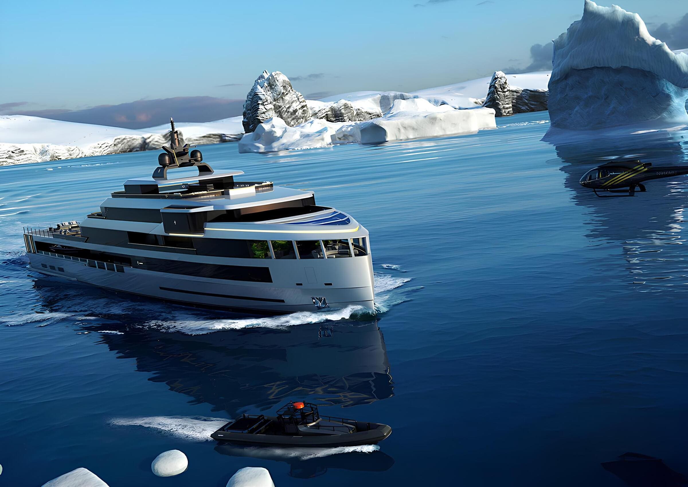 Экстерьер Admiral Yachts Explorer 70 2027/Exterior Admiral Yachts Explorer 70 2027