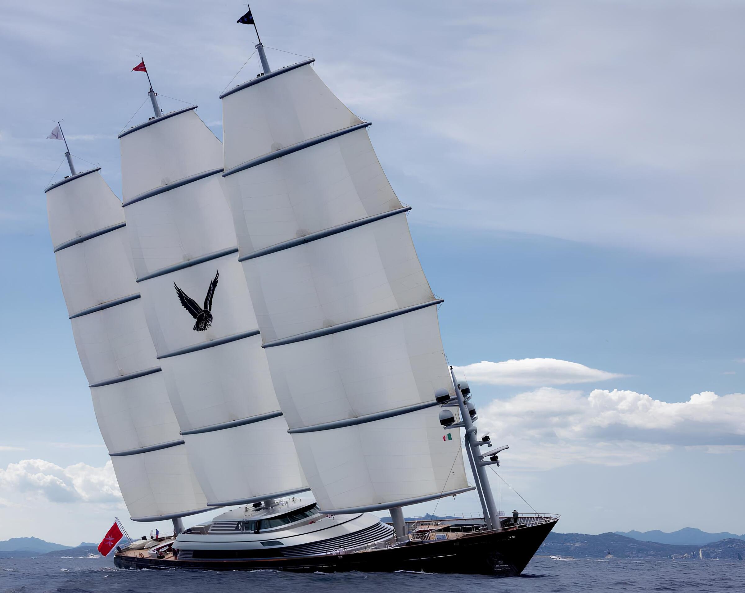 Экстерьер Perini Navi 2006 M/S MALTESE FALCON/Exterior Perini Navi 2006 M/S MALTESE FALCON