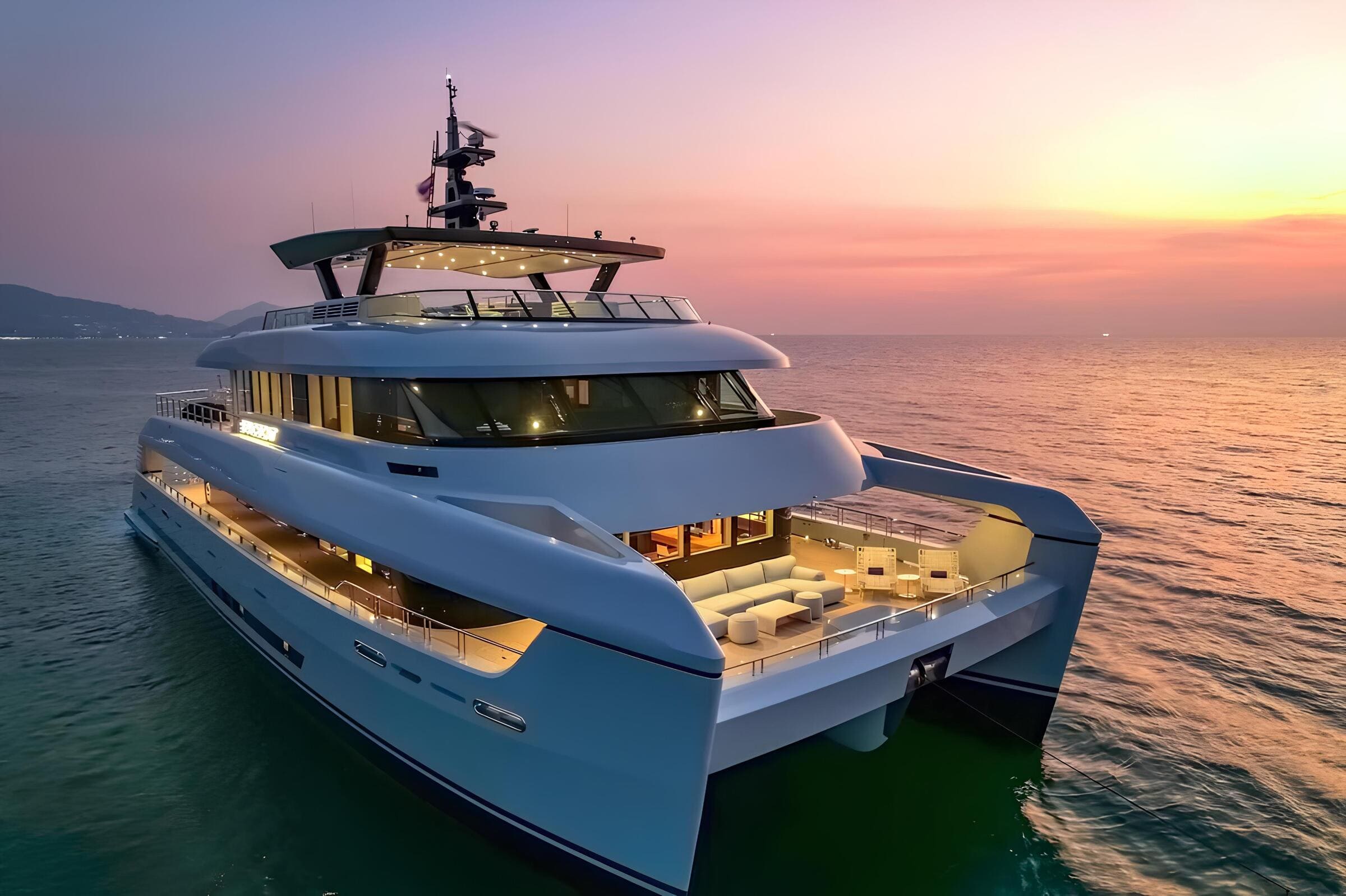 Экстерьер SilverYachts 36M 2022 CAT SPACECAT/Exterior SilverYachts 36M 2022 CAT SPACECAT