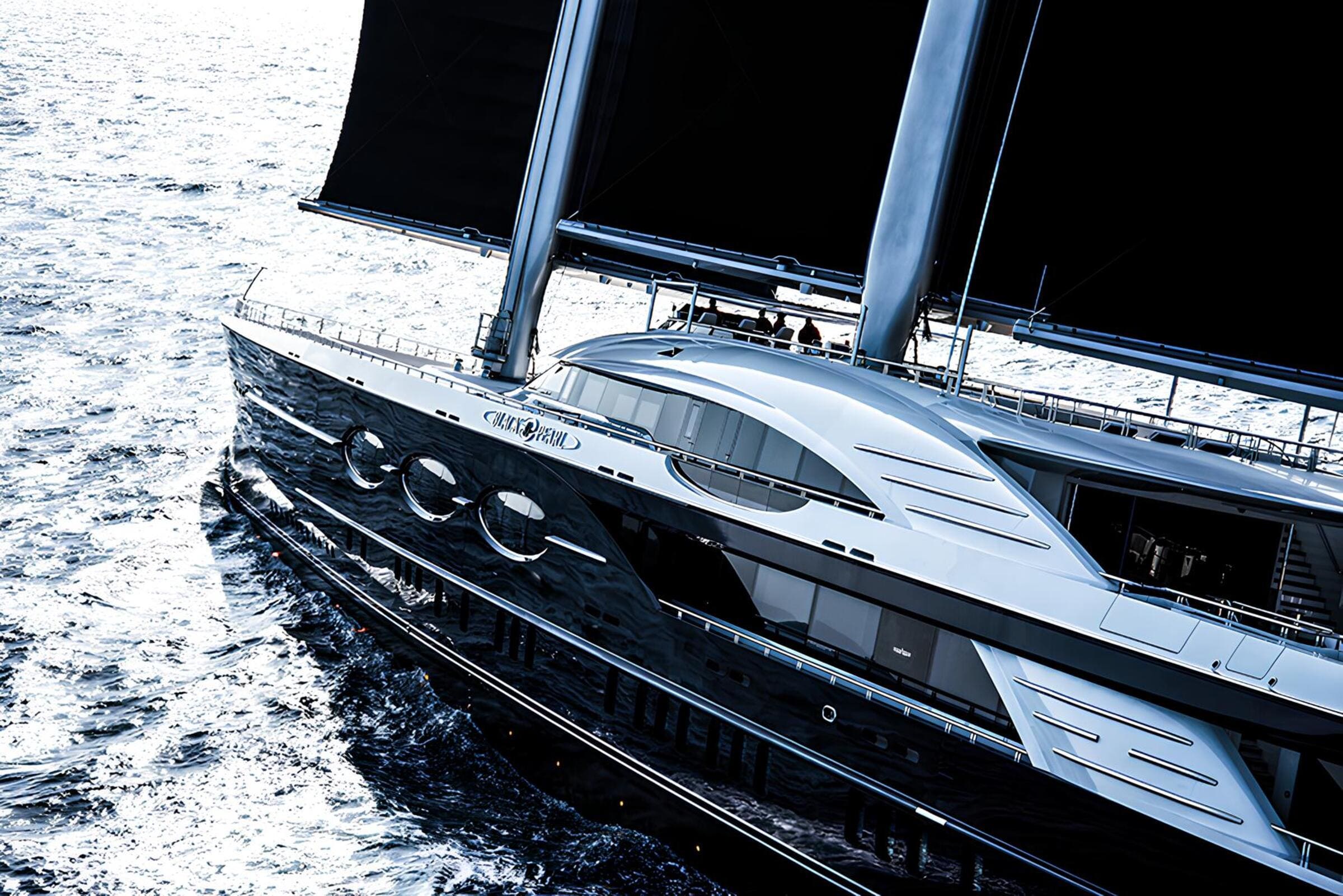 Экстерьер Oceanco 105M 2018 MS BLACK PEARL/Exterior Oceanco 105M 2018 MS BLACK PEARL