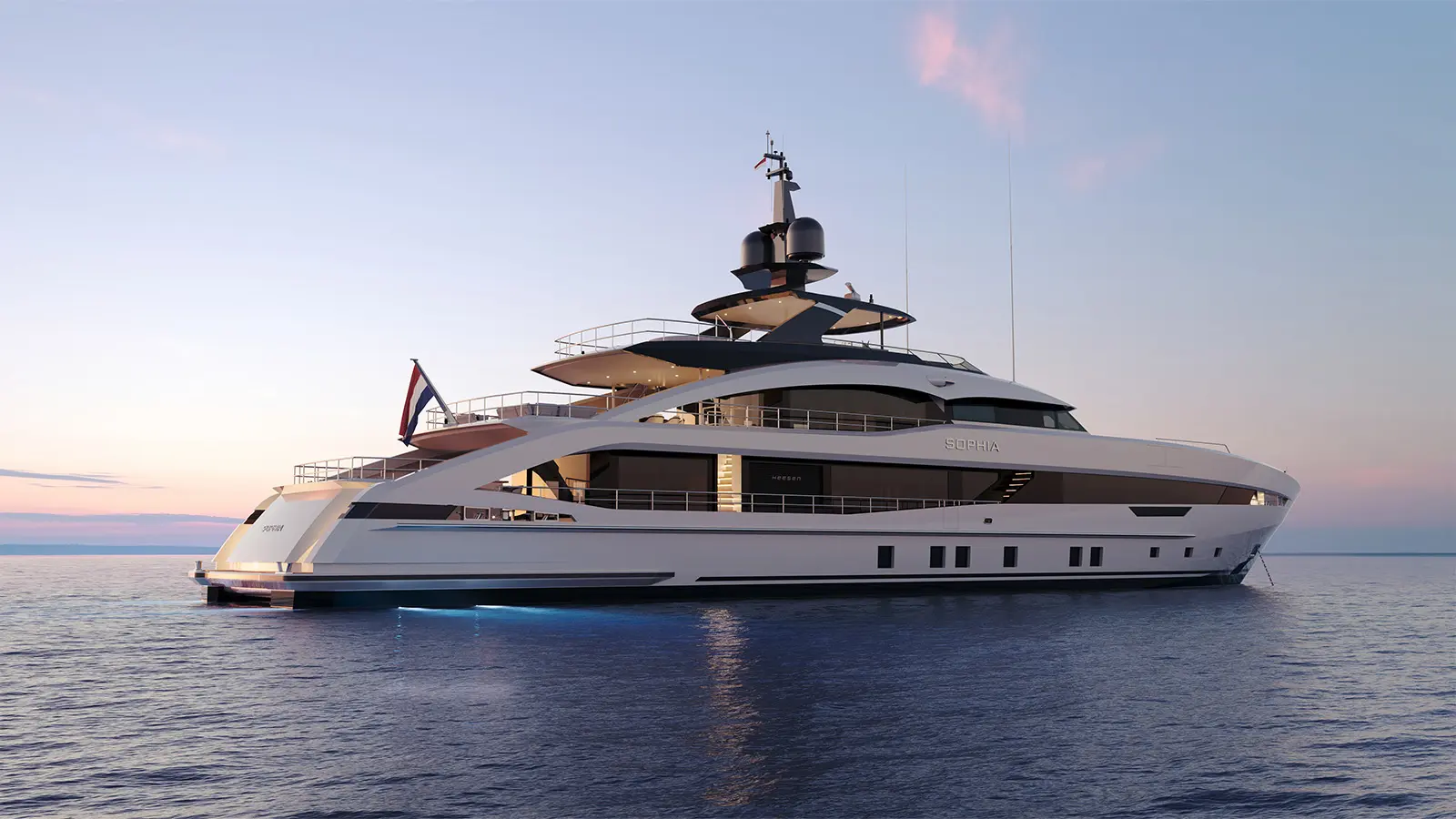 Экстерьер Heesen YN21150 2026 MY PROJECT SOPHIA/Exterior Heesen YN21150 2026 MY PROJECT SOPHIA