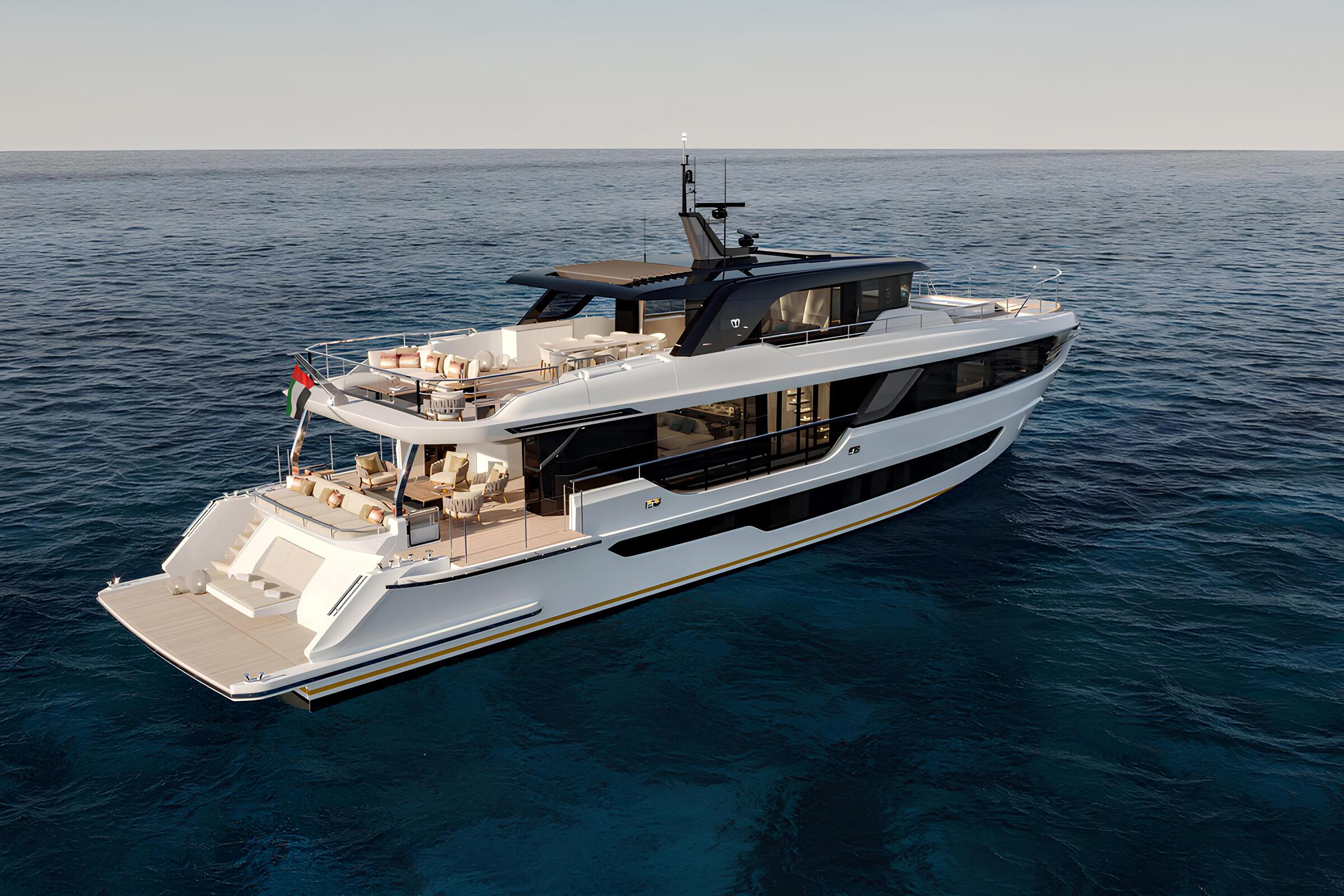 Экстерьер Gulf Craft Majesty 100 Terrace/Exterior Gulf Craft Majesty 100 Terrace