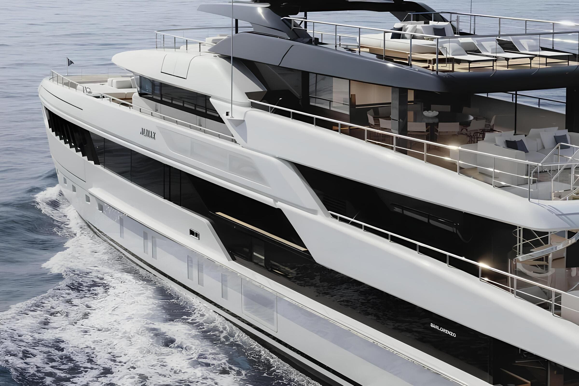 Экстерьер Sanlorenzo 50Steel 2024 MY ALMAX/Exterior Sanlorenzo 50Steel 2024 MY ALMAX