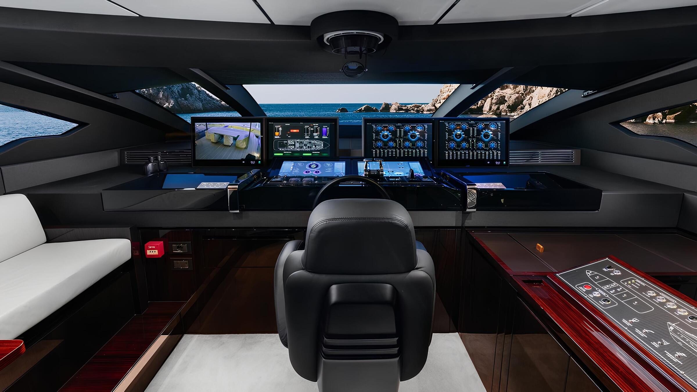 Главный пост управления/Main helm station