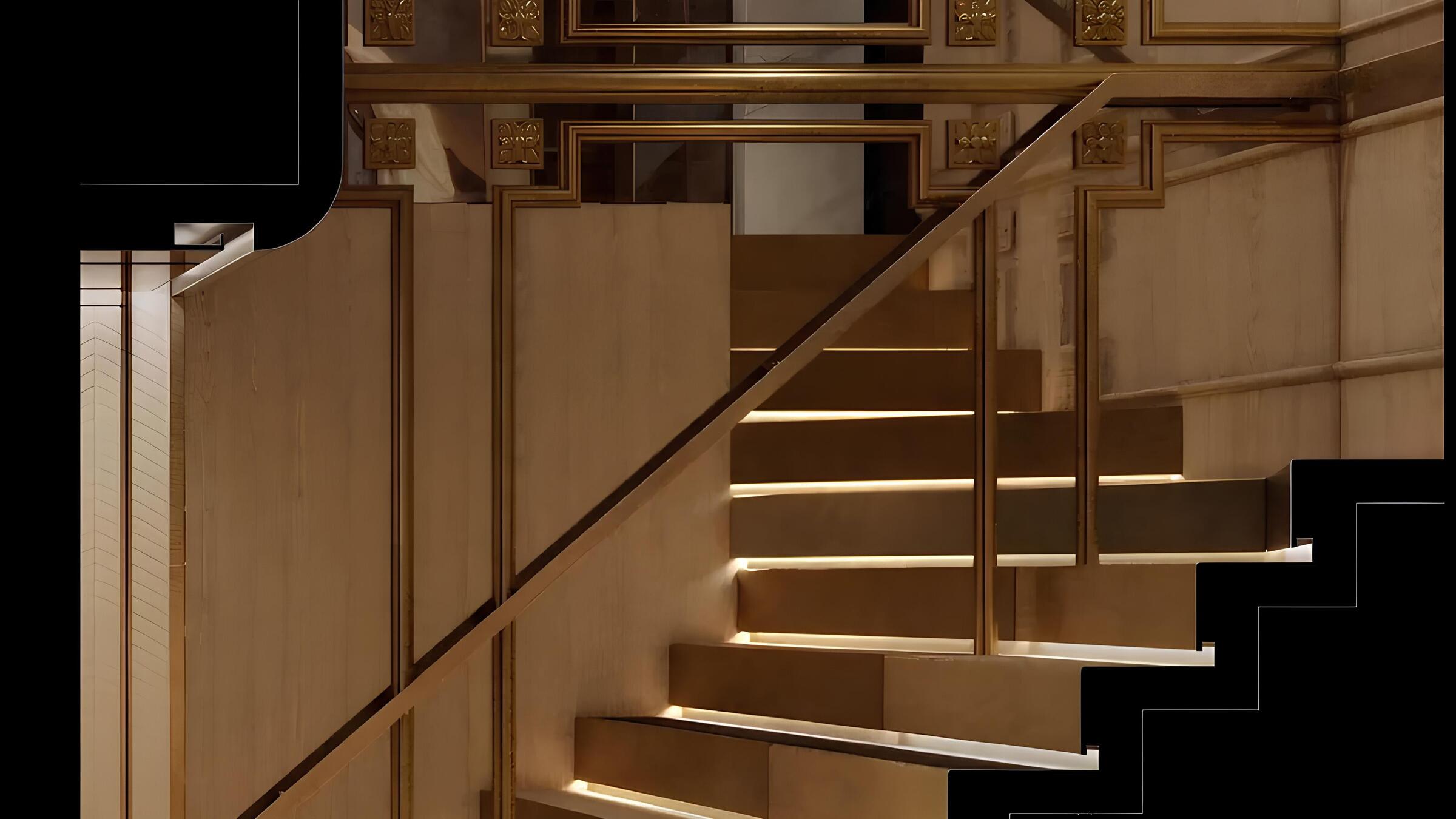 Лестница с главной палубы на нижнюю/Stairs from MD to LD