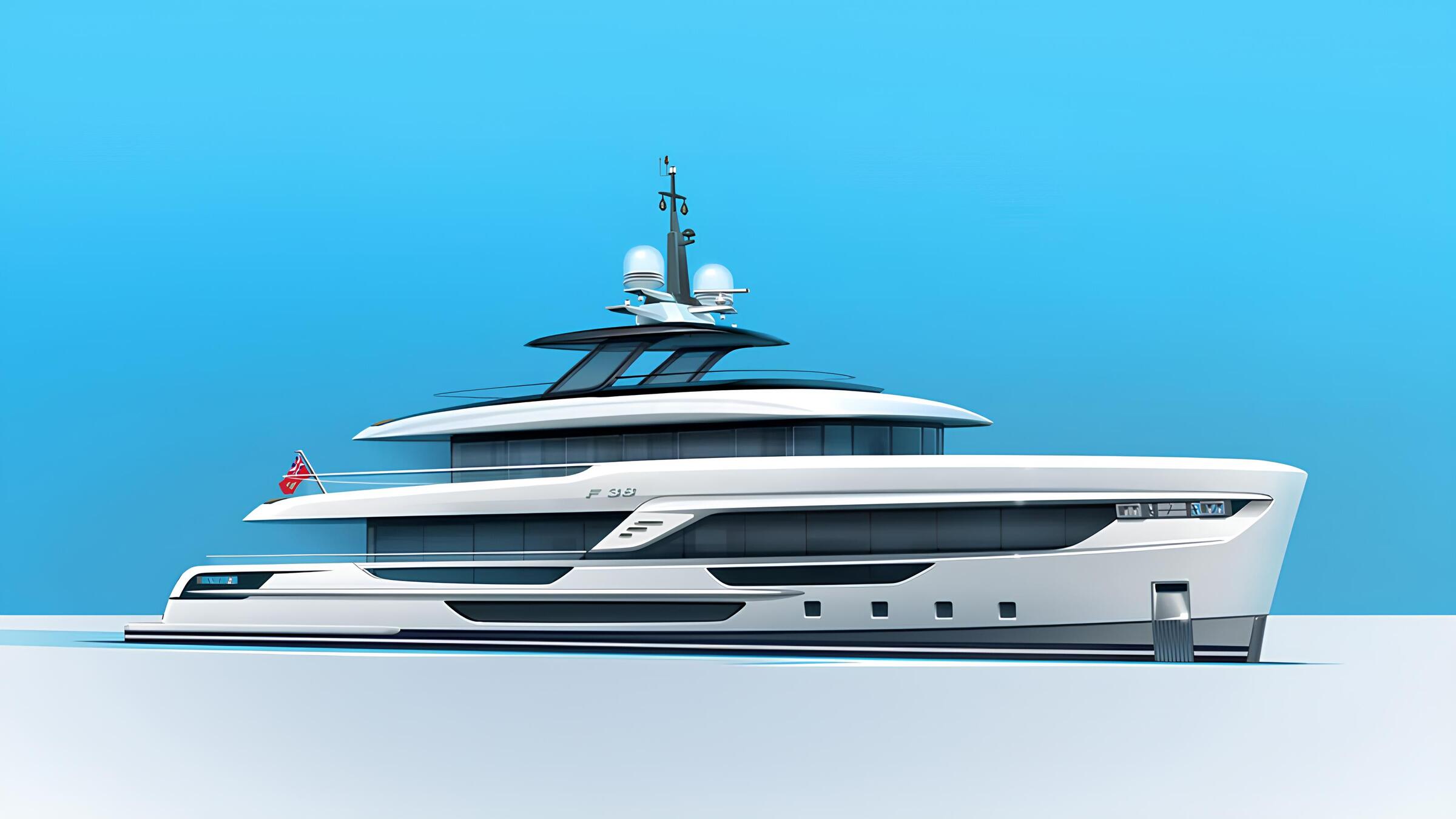 Экстерьер Falcon Yachts 38 MT 2027/Exterior Falcon Yachts 38 MT 2027