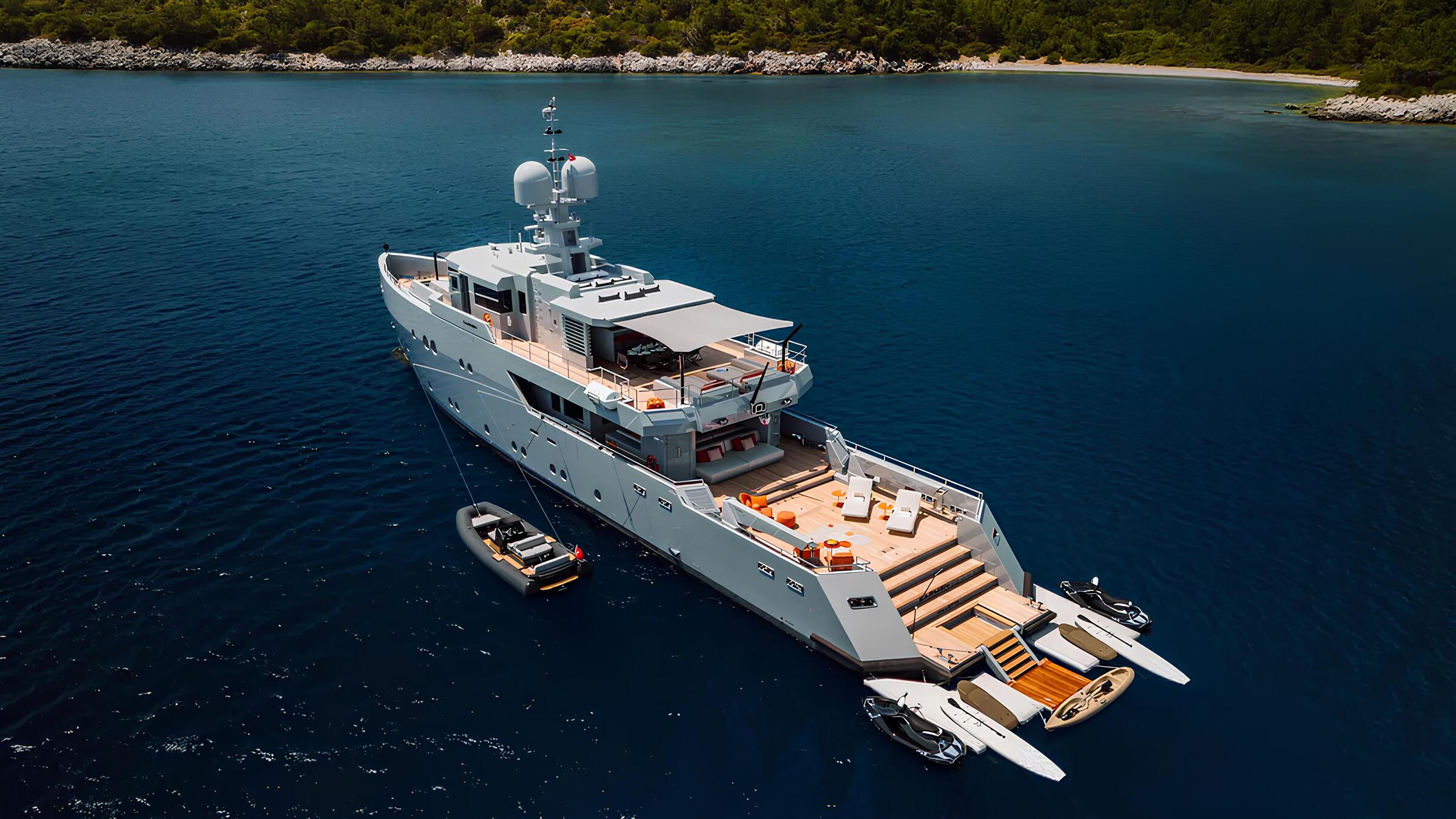 Экстерьер Aegean Yacht 37M 2025 MY CARMEN/Exterior Aegean Yacht 37M 2025 MY CARMEN