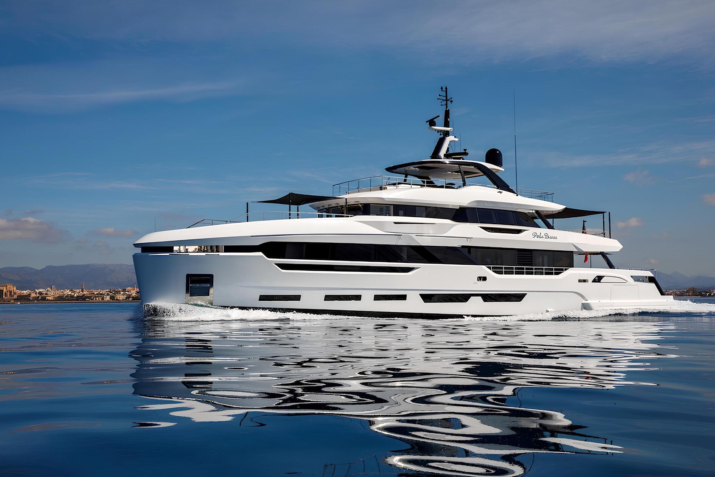 Экстерьер Baglietto DOM133 2023 MY PERLA BIANCA/Exterior Baglietto DOM133 2023 MY PERLA BIANCA