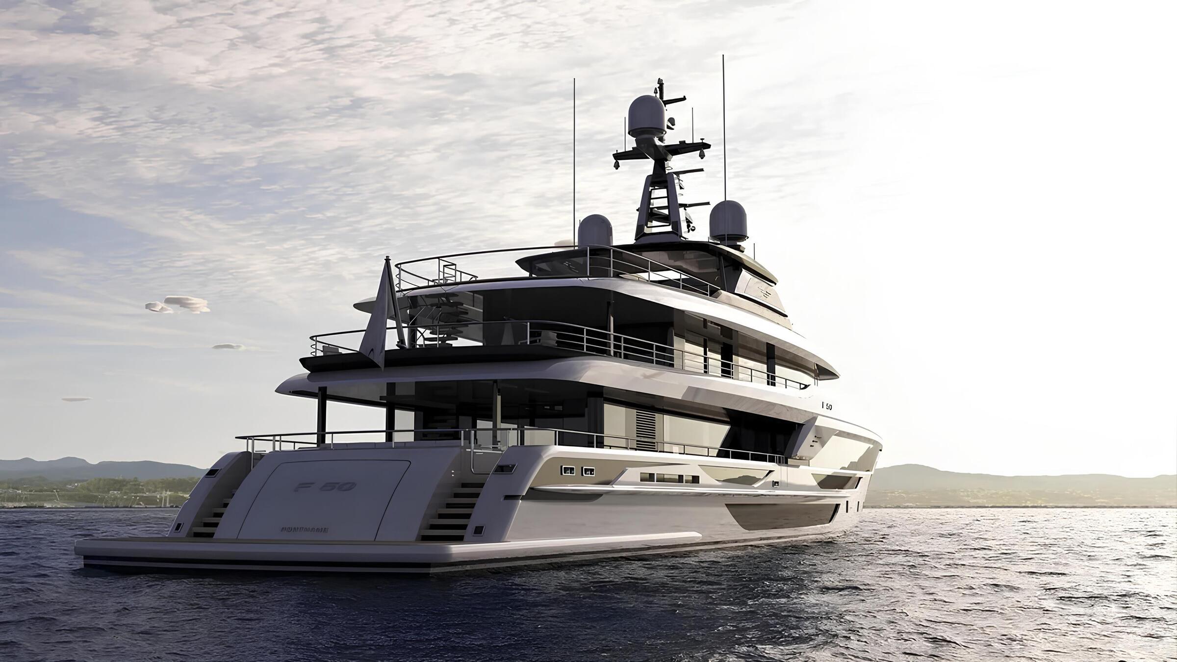 Экстерьер Falcon Yachts 50 MT 2027/Exterior Falcon Yachts 50 MT 2027