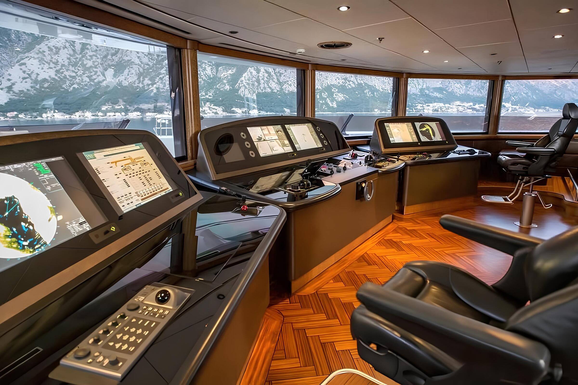Главный пост управления/Main helm station