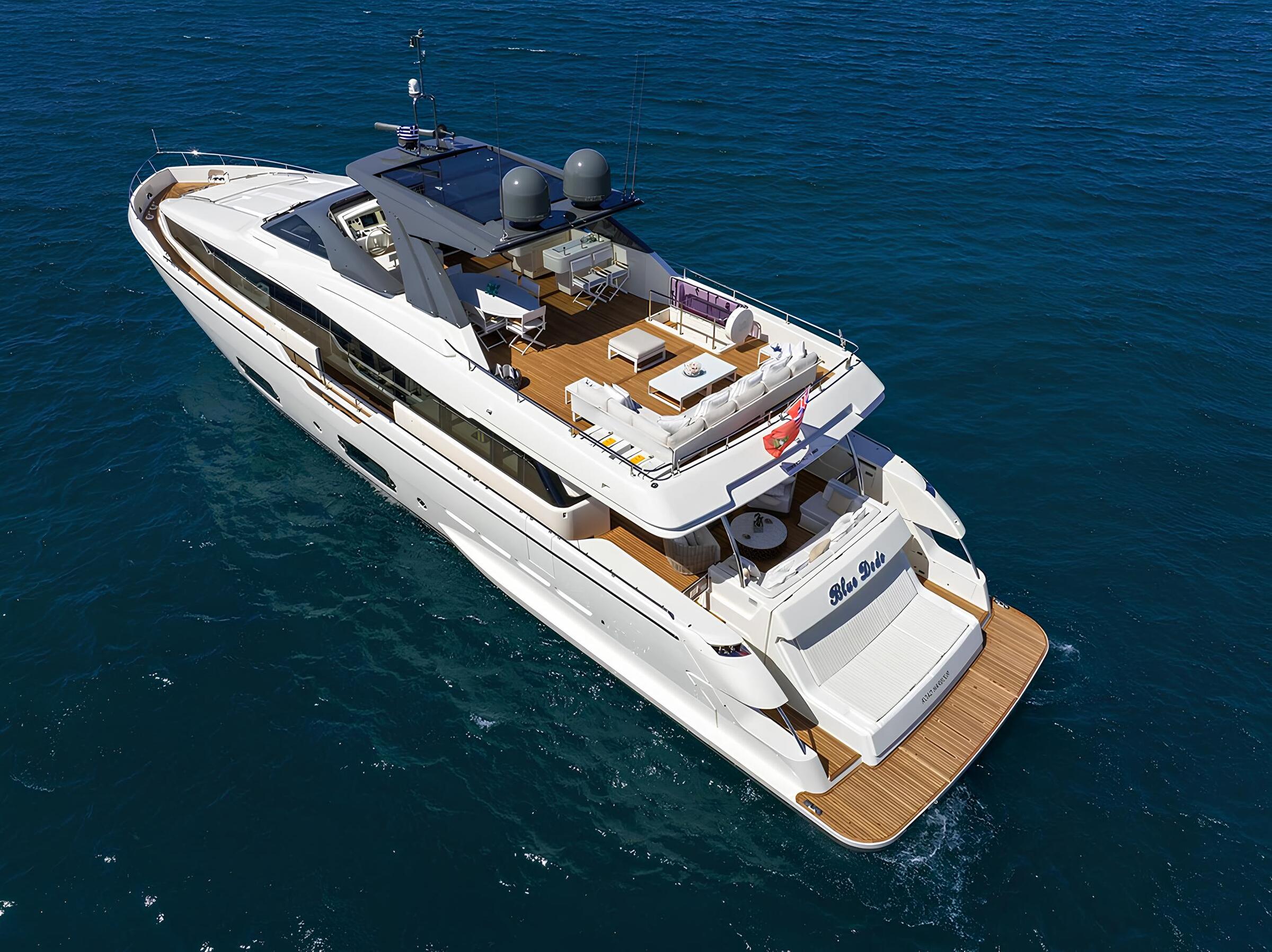 Экстерьер Ferretti 960 2020 MY BLUE DODO/Exterior Ferretti 960 2020 MY BLUE DODO