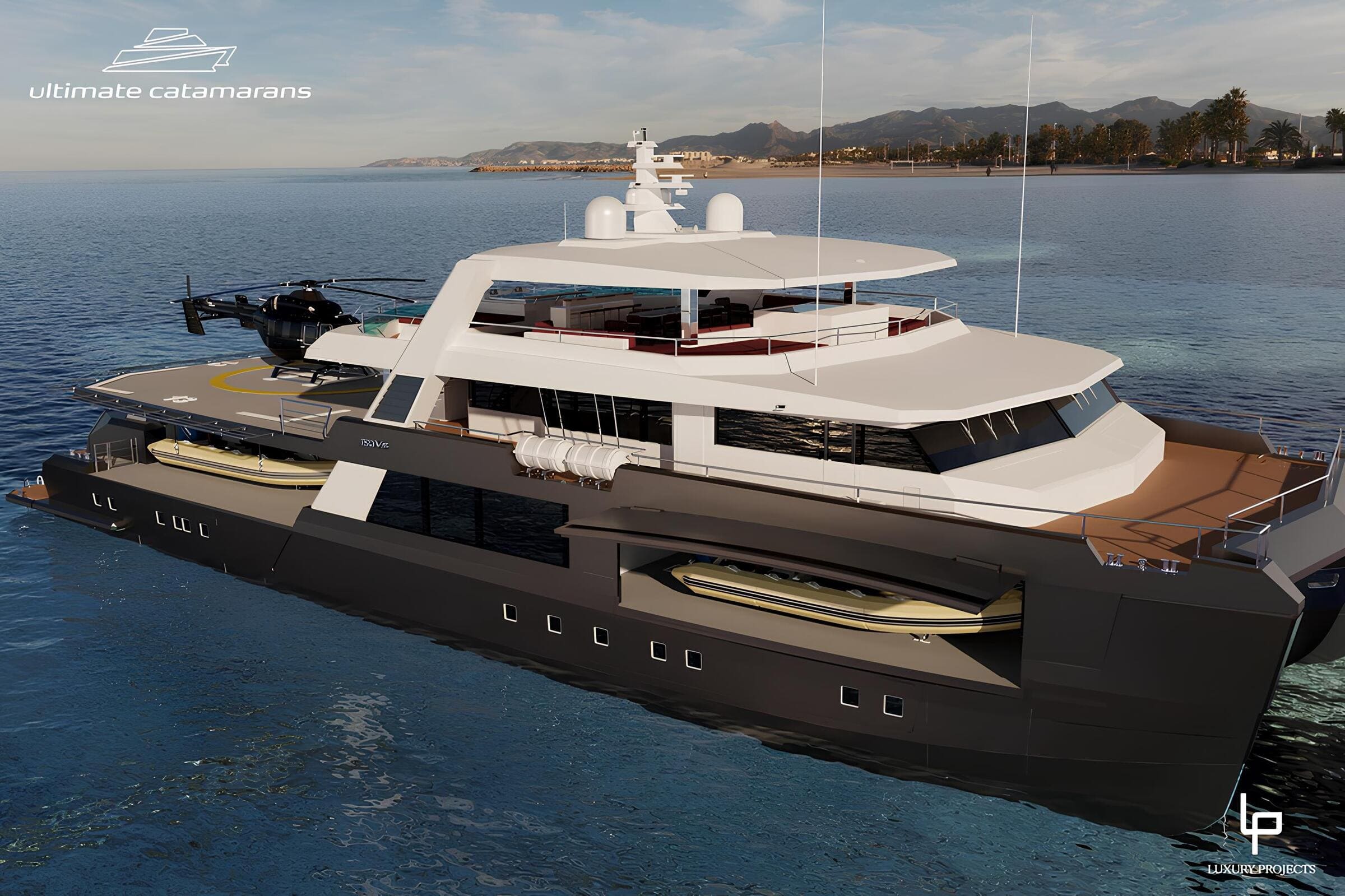 Экстерьер Ultimate Catamarans 150 Yacht Support 2027/Exterior Ultimate Catamarans 150 Yacht Support 2027