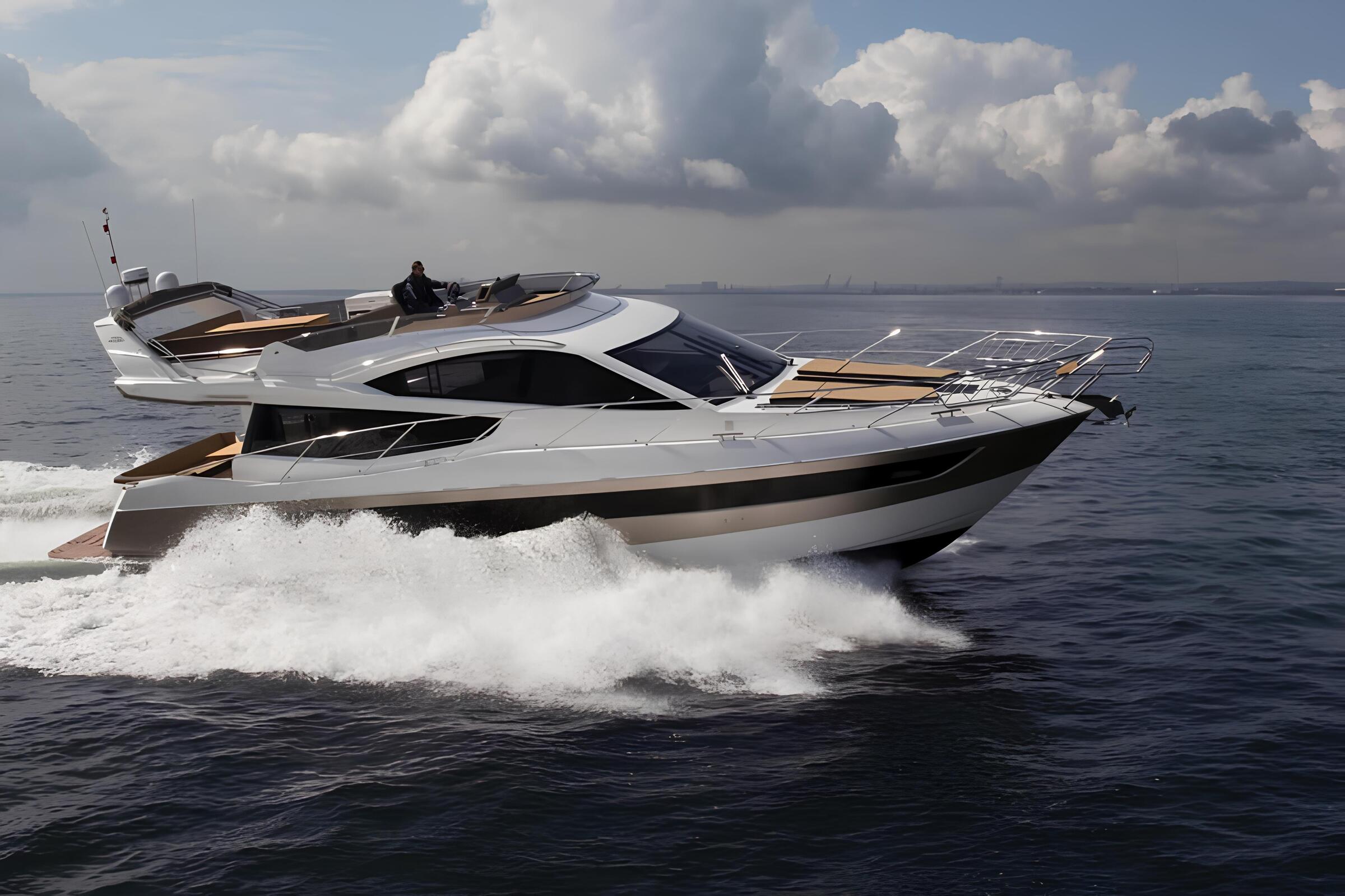 Экстерьер Galeon 550 Fly 2014 MY GREMIX/Exterior Galeon 550 Fly 2014 MY GREMIX