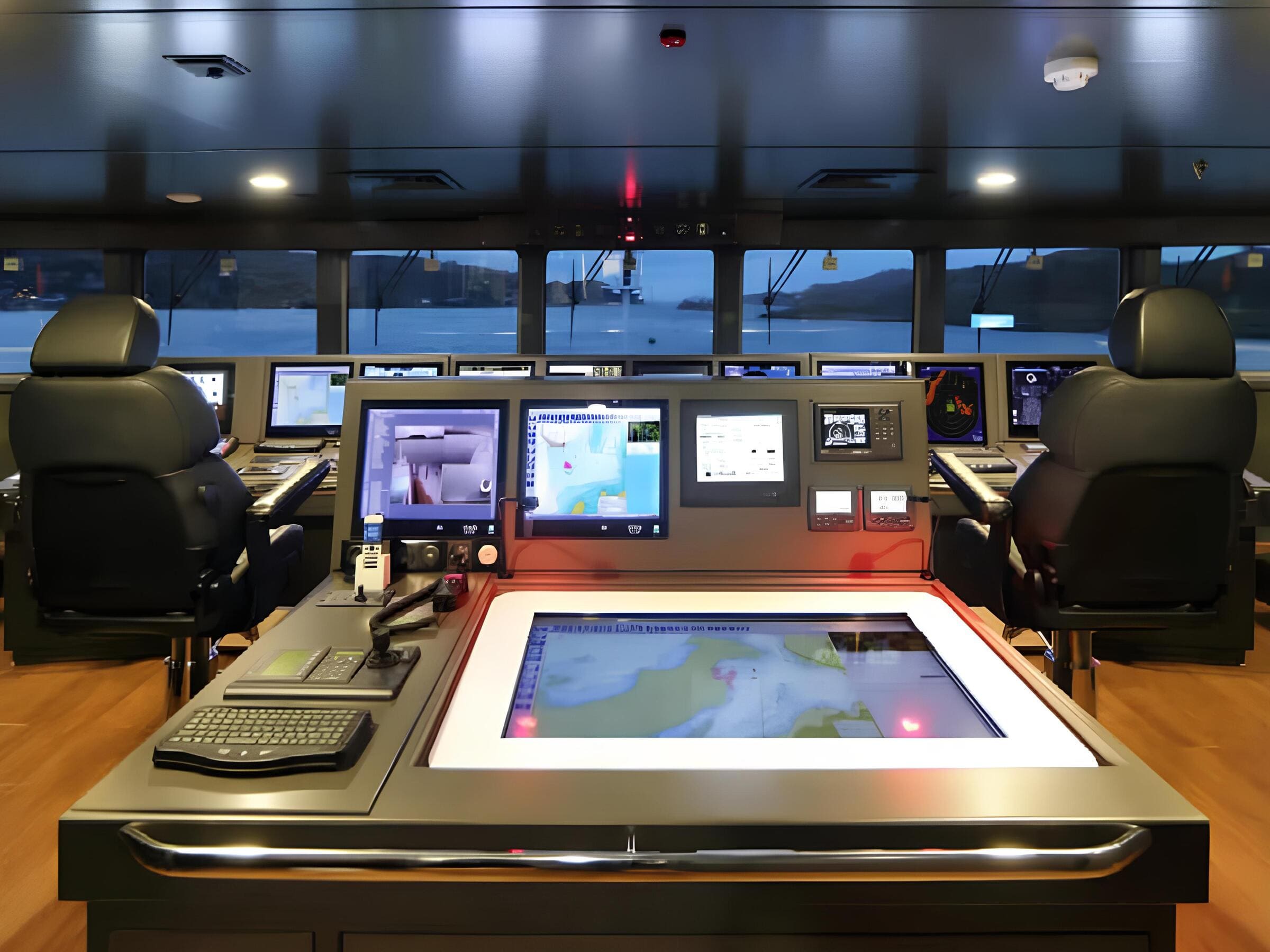 Главный пост управления/Main helm station