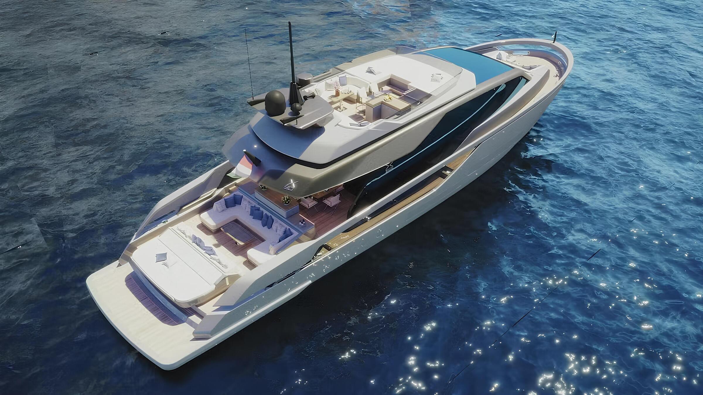 Экстерьер Extra Yachts X90 Fast 2026/Exterior Extra Yachts X90 Fast 2026