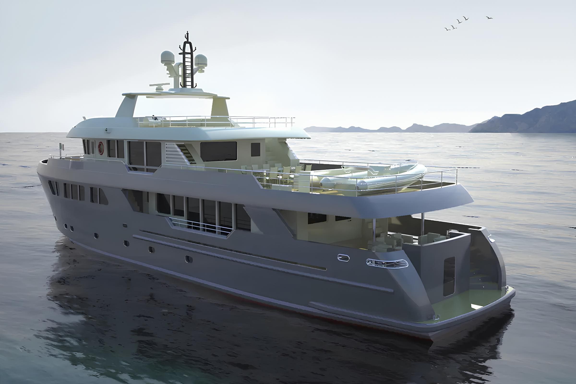 Экстерьер Exterior Cantiere Delle Marche Darwin 115 NEW/Exterior Cantiere Delle Marche Darwin 115 NEW