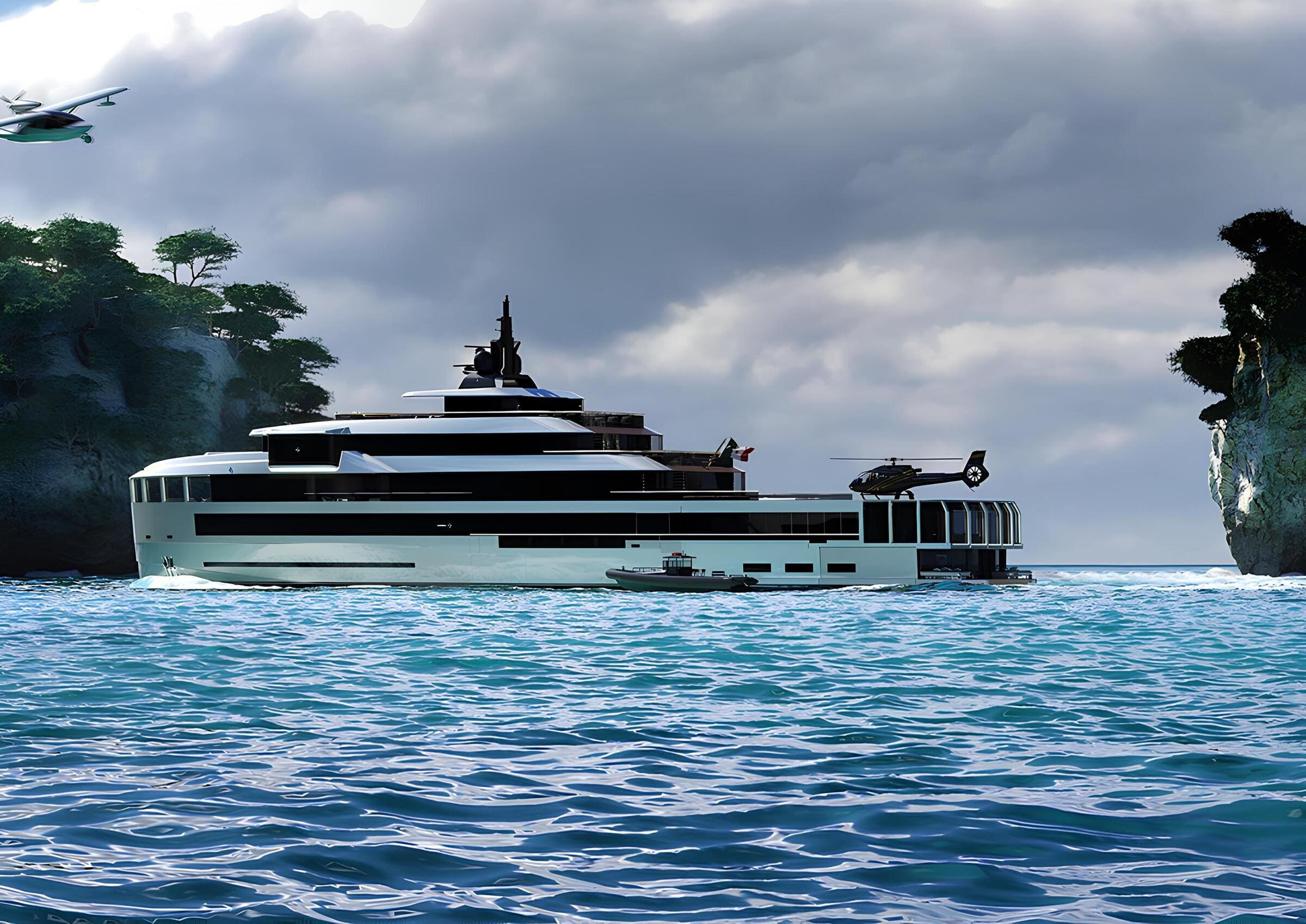 Экстерьер Admiral Yachts Explorer 70 2027/Exterior Admiral Yachts Explorer 70 2027