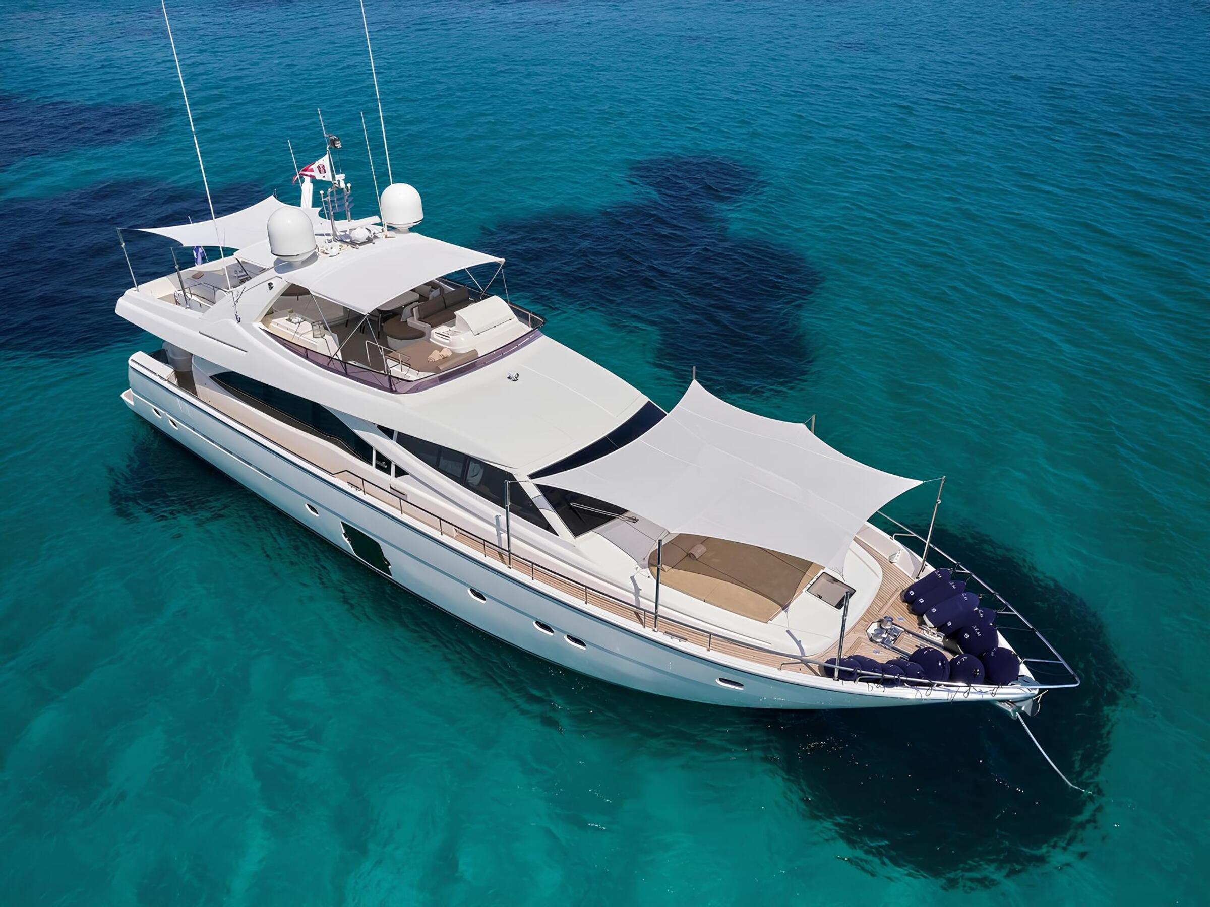 Экстерьер Ferretti 830 2008 MY JULIE M/Exterior Ferretti 830 2008 MY JULIE M