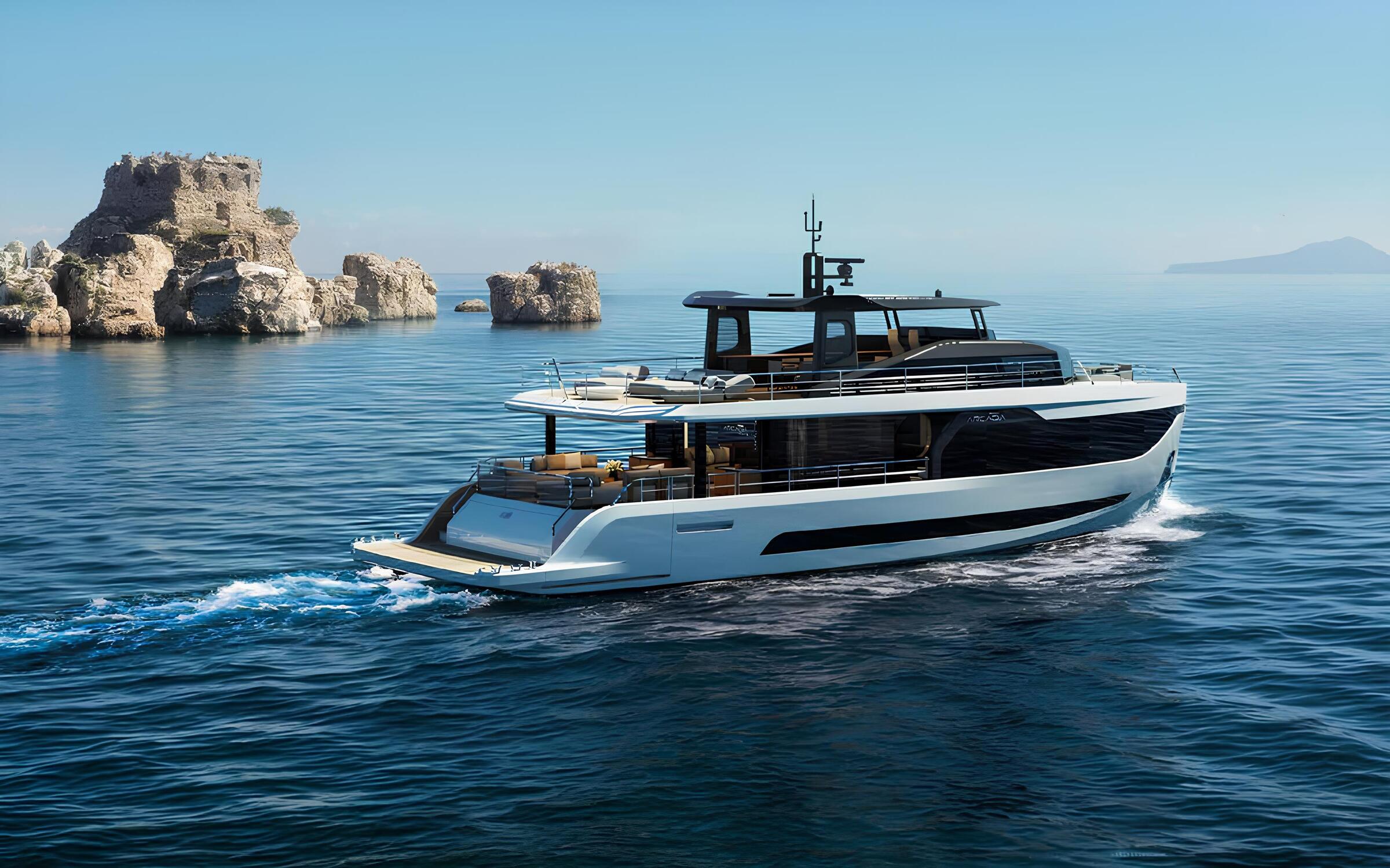 Экстерьер Arcadia Yachts A80/Exterior Arcadia Yachts A80