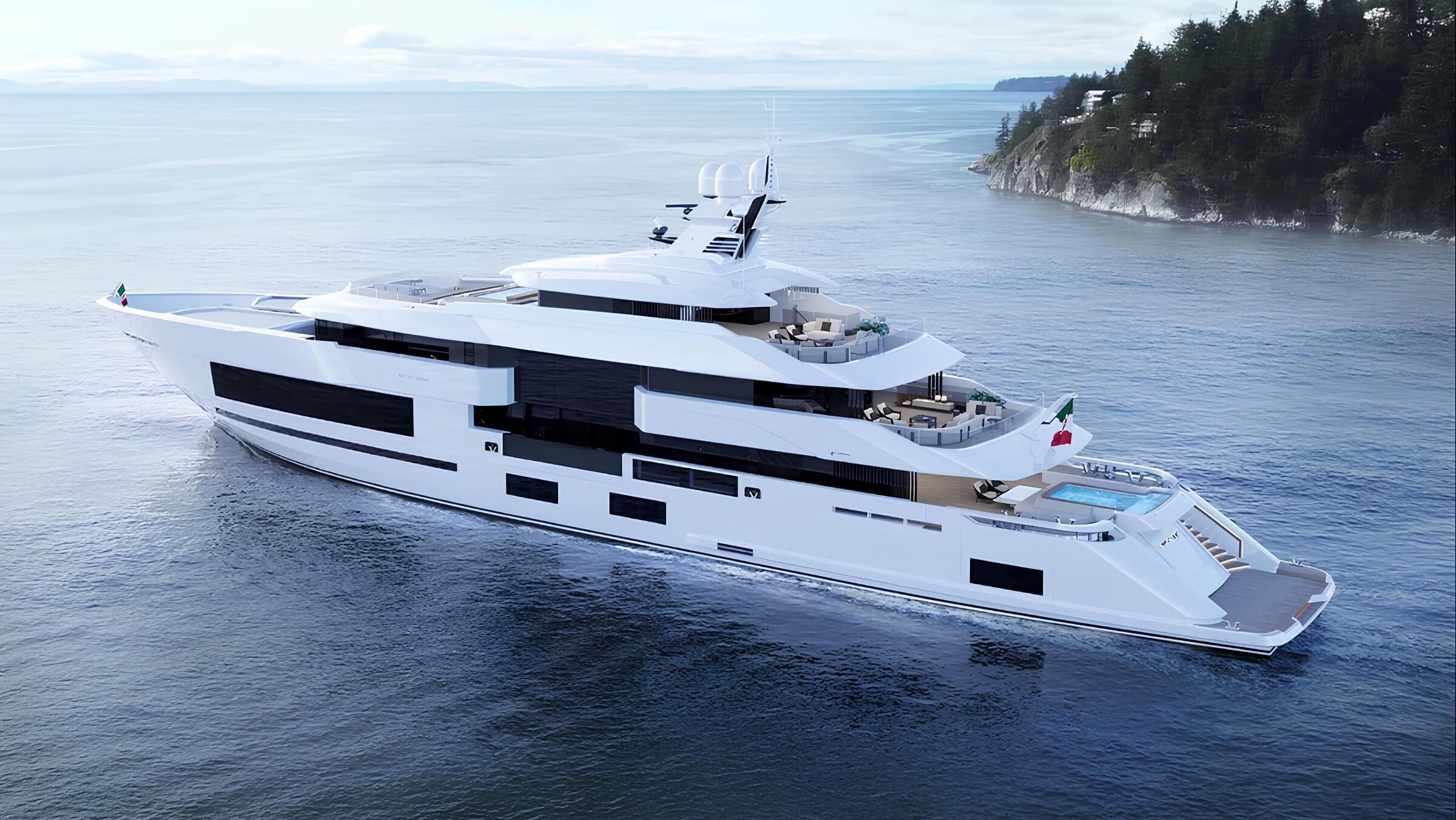 Экстерьер Admiral Yachts 70M 2027/Exterior Admiral Yachts 70M 2027